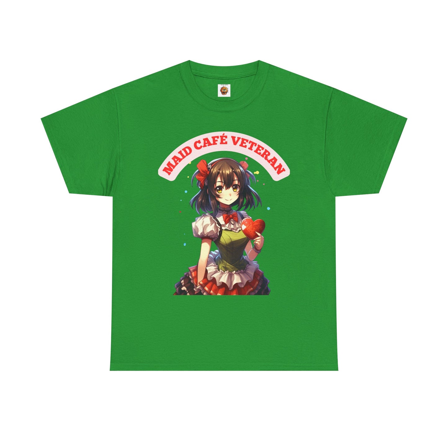 Cute Kawaii Anime Maid Café Veteran Unisex Heavy Cotton Tee Shirt - Graphic T-Shirt, Weeb, Otaku, Geek, Nerd