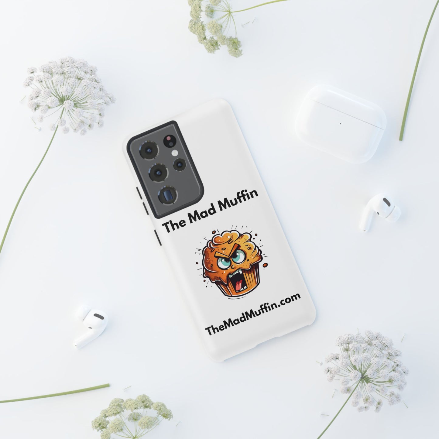 OFFICIAL The Mad Muffin Funny Tough Phone Case- Geek, Nerd, Store, Merch