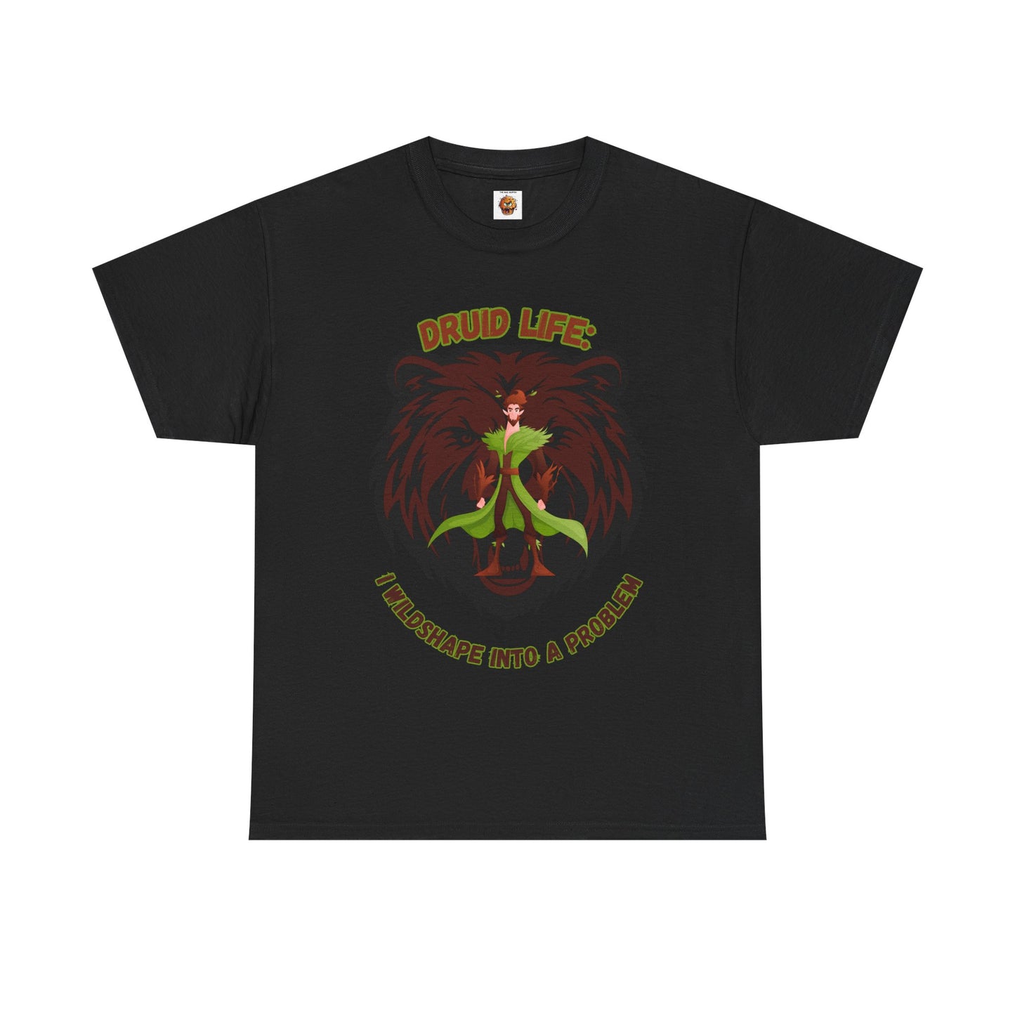 Druid Life Dungeons and Dragons DND Unisex Heavy Cotton Tee Shirt T-Shirt - RPG, TTRPG, Roleplaying, Geek, Nerd
