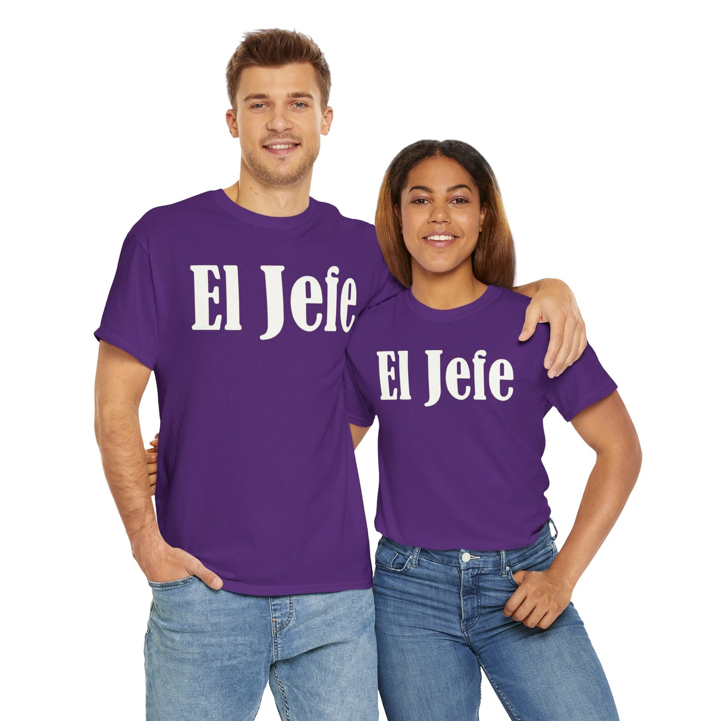 'Señor Popovich' 'El Jefe' Two Double Sided Print Unisex Heavy Cotton Tee - Casual Basketball Culture Shirt, Sports, Coach, T-Shirt