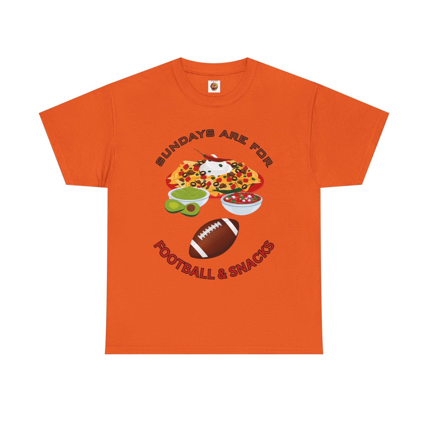 Sundays Are for Football & Snacks Tee, Unisex Cotton Shirt, Game Day Apparel, Fun Gift for Sports Lovers, Weekend Vibes, Super Bowl