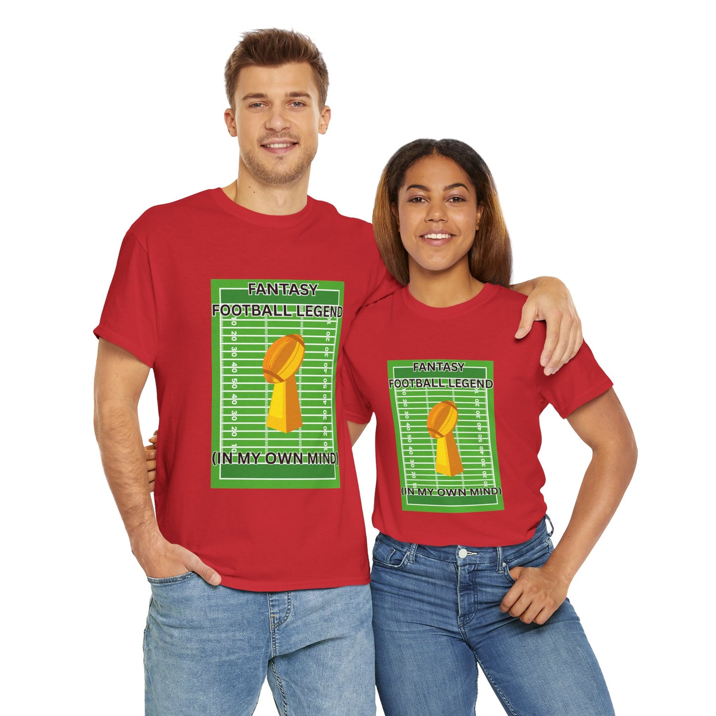 Funny Fantasy Football Legend Tee, Custom Graphic Shirt, Unisex Sportswear, Gift for Sports Fans, Ideal for Game Days, League Events, Summer Wear