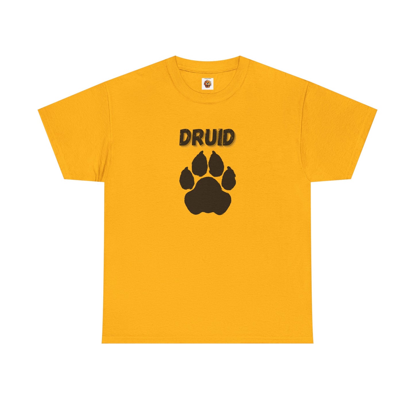 Druid Icon Symbol Dungeons and Dragons DND Unisex Heavy Cotton Tee Shirt T-Shirt - RPG, TTRPG, Roleplaying, Geek, Nerd