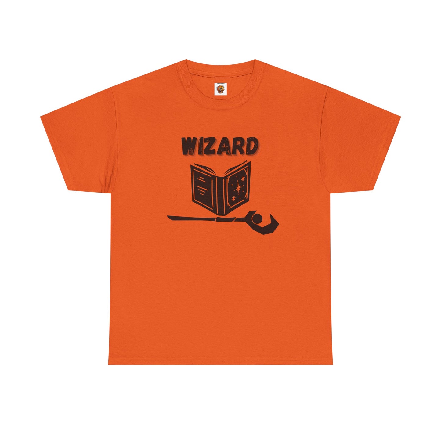 Wizard Icon Symbol Dungeons and Dragons DND Unisex Heavy Cotton Tee Shirt T-Shirt - RPG, TTRPG, Roleplaying, Geek, Nerd