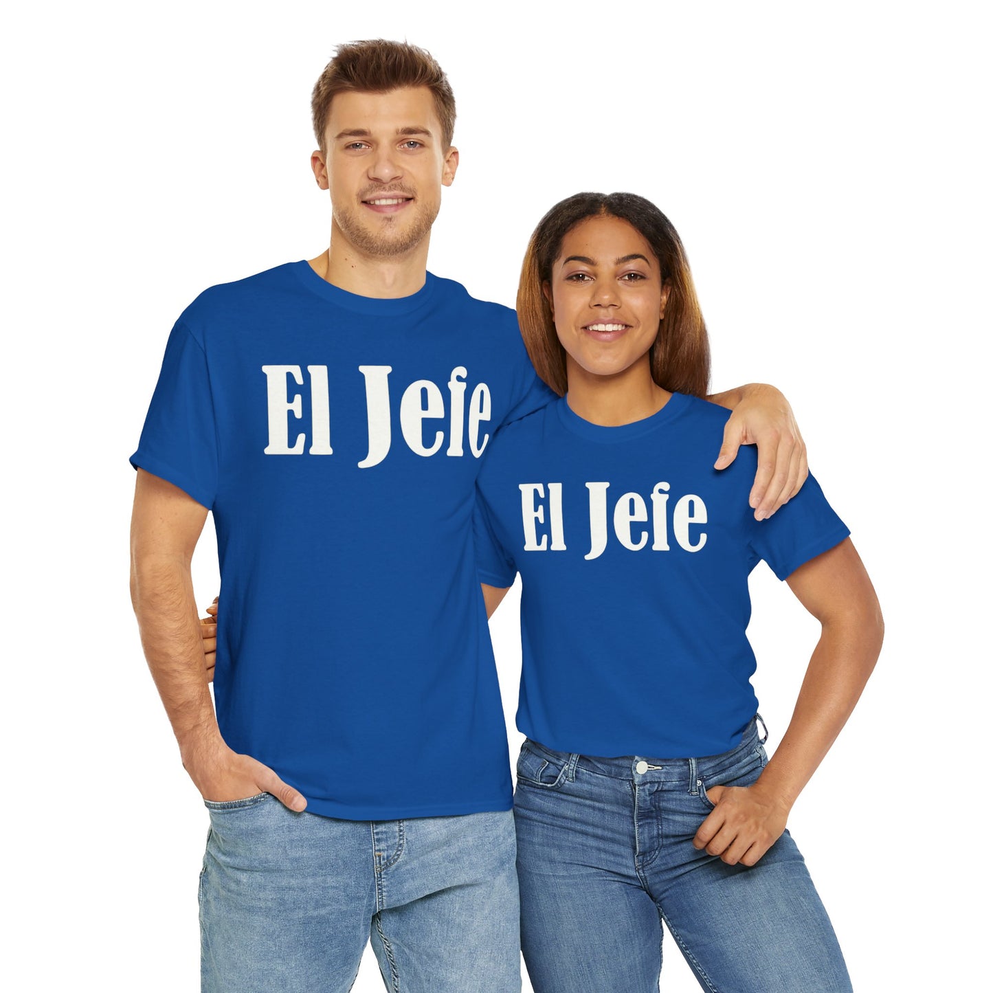 'Señor Popovich' 'El Jefe' Two Double Sided Print Unisex Heavy Cotton Tee - Casual Basketball Culture Shirt, Sports, Coach, T-Shirt
