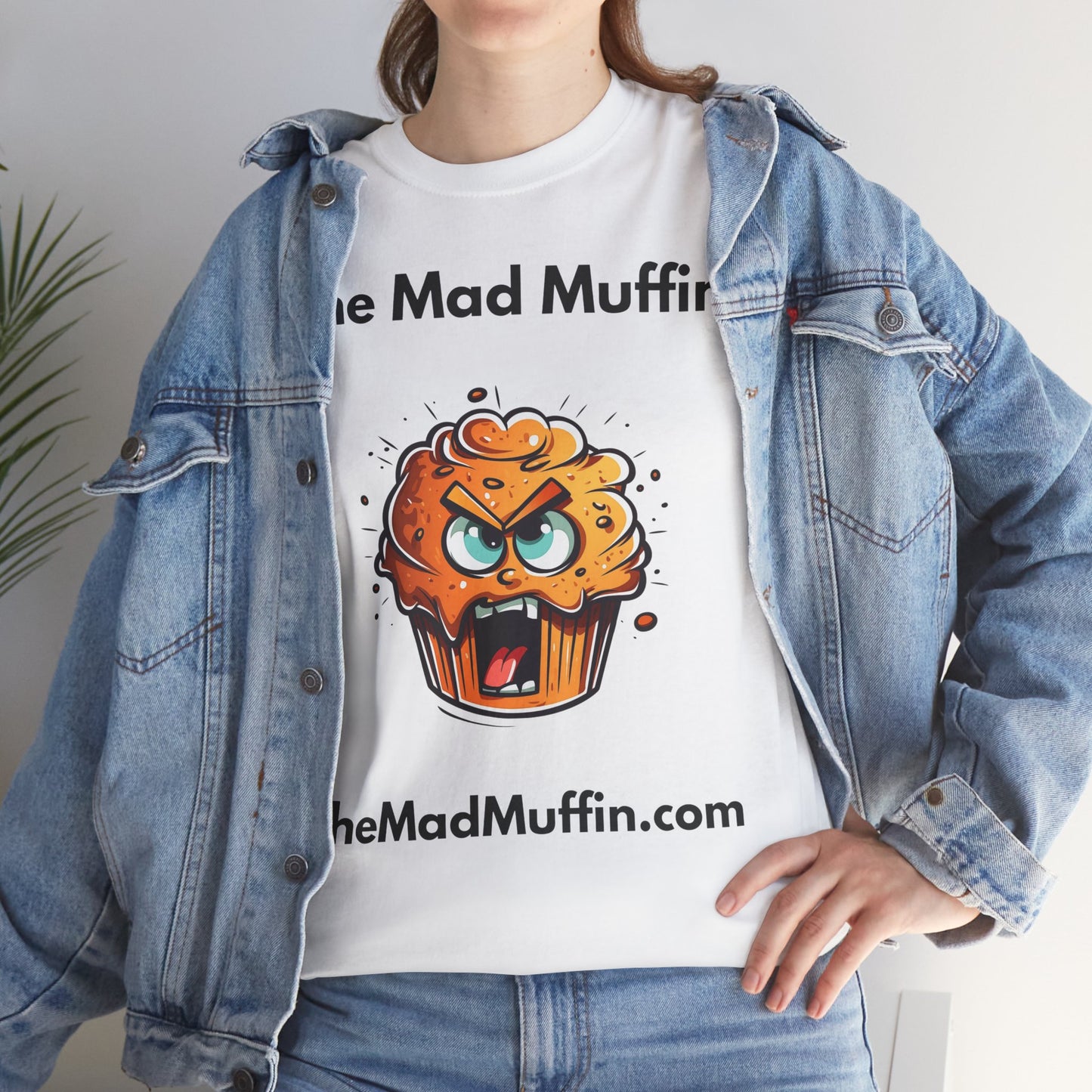 OFFICIAL The Mad Muffin Unisex Heavy Cotton Tee Shirt T-Shirt - Geek, Nerd, Store, Merch