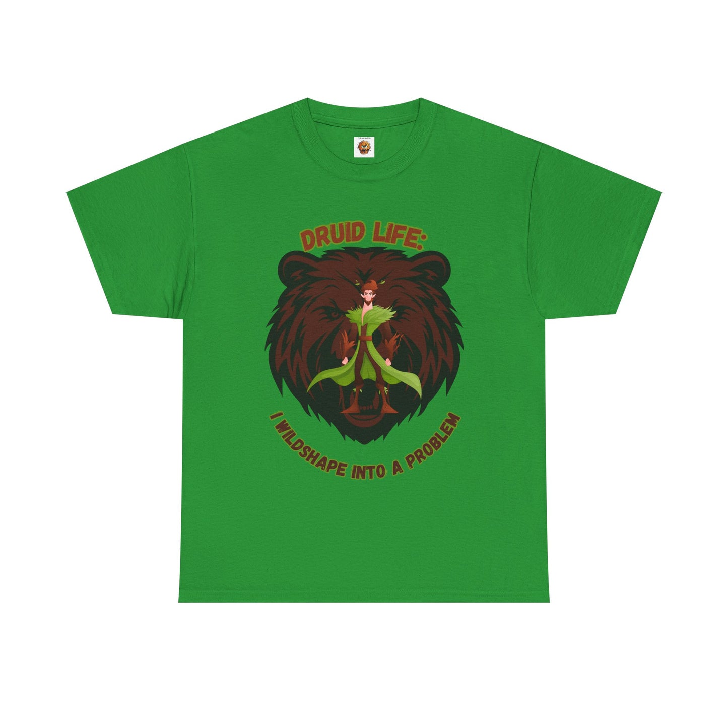 Druid Life Dungeons and Dragons DND Unisex Heavy Cotton Tee Shirt T-Shirt - RPG, TTRPG, Roleplaying, Geek, Nerd