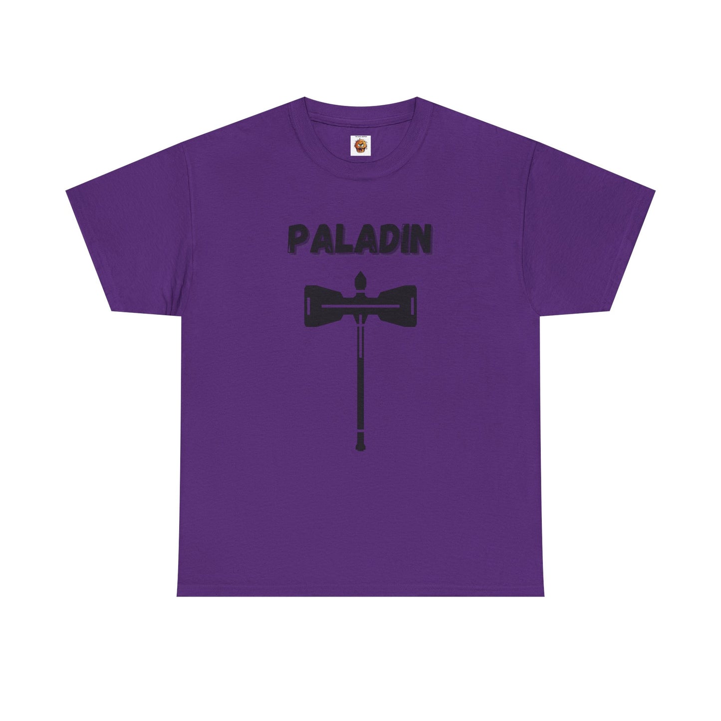 Paladin Icon Symbol Dungeons and Dragons DND Unisex Heavy Cotton Tee Shirt T-Shirt - RPG, TTRPG, Roleplaying, Geek, Nerd