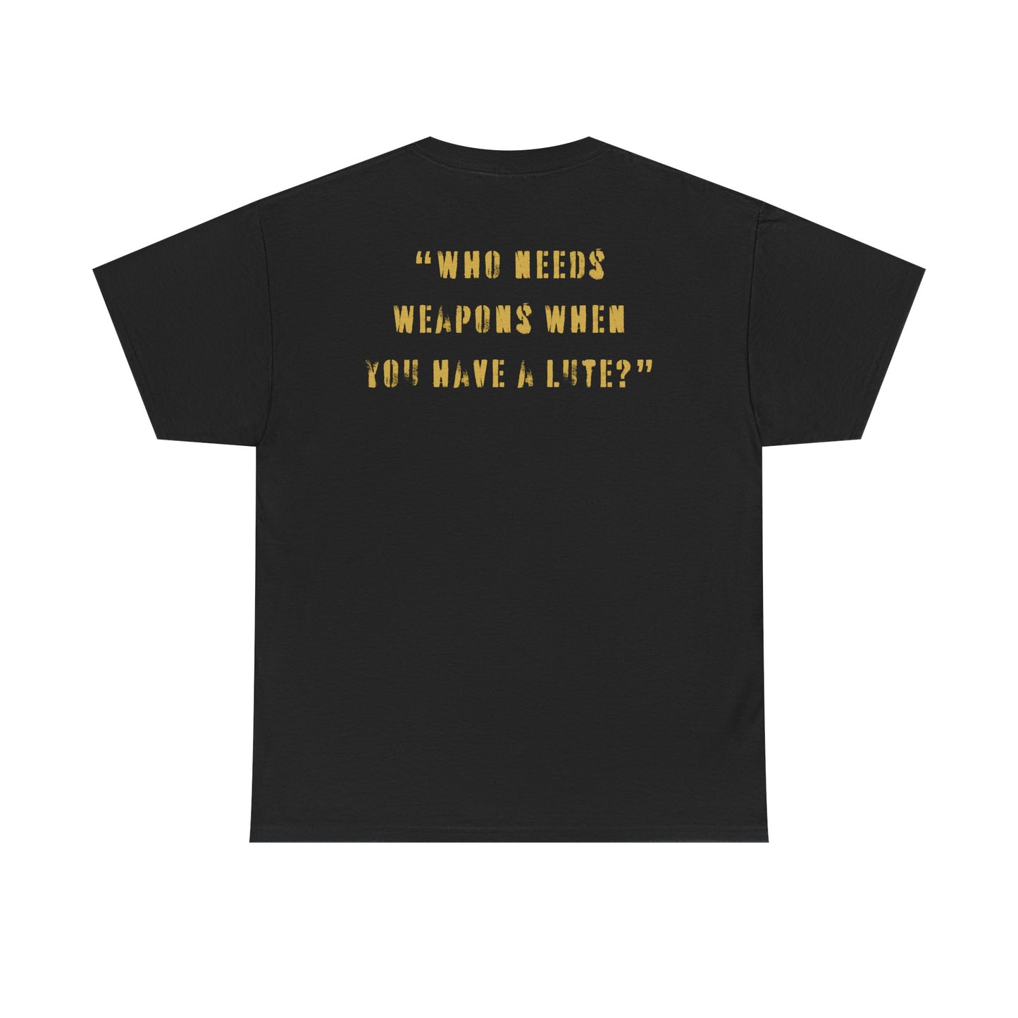 Bard Quote Dungeons and Dragons DND Unisex Heavy Cotton Tee Shirt T-Shirt - RPG, TTRPG, Roleplaying, Geek, Nerd
