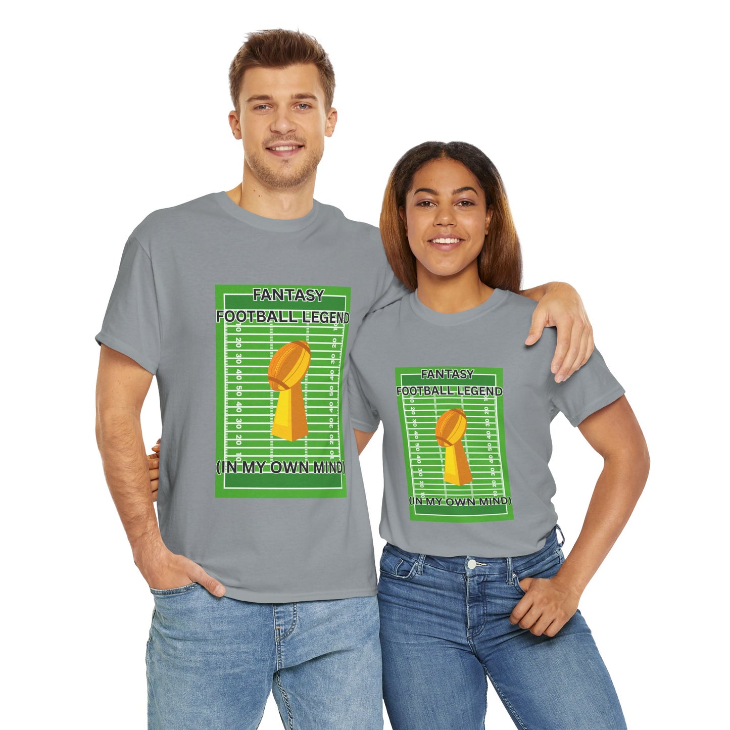 Funny Fantasy Football Legend Tee, Custom Graphic Shirt, Unisex Sportswear, Gift for Sports Fans, Ideal for Game Days, League Events, Summer Wear