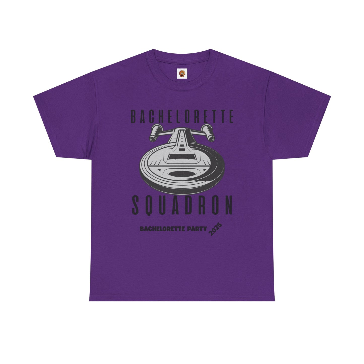 Bachelorette Squadron Heavy Cotton Tee - Perfect for Bachelorette Parties 2025, Wedding, Engagement, Star Trek, Sci-Fi, Geek, Nerd
