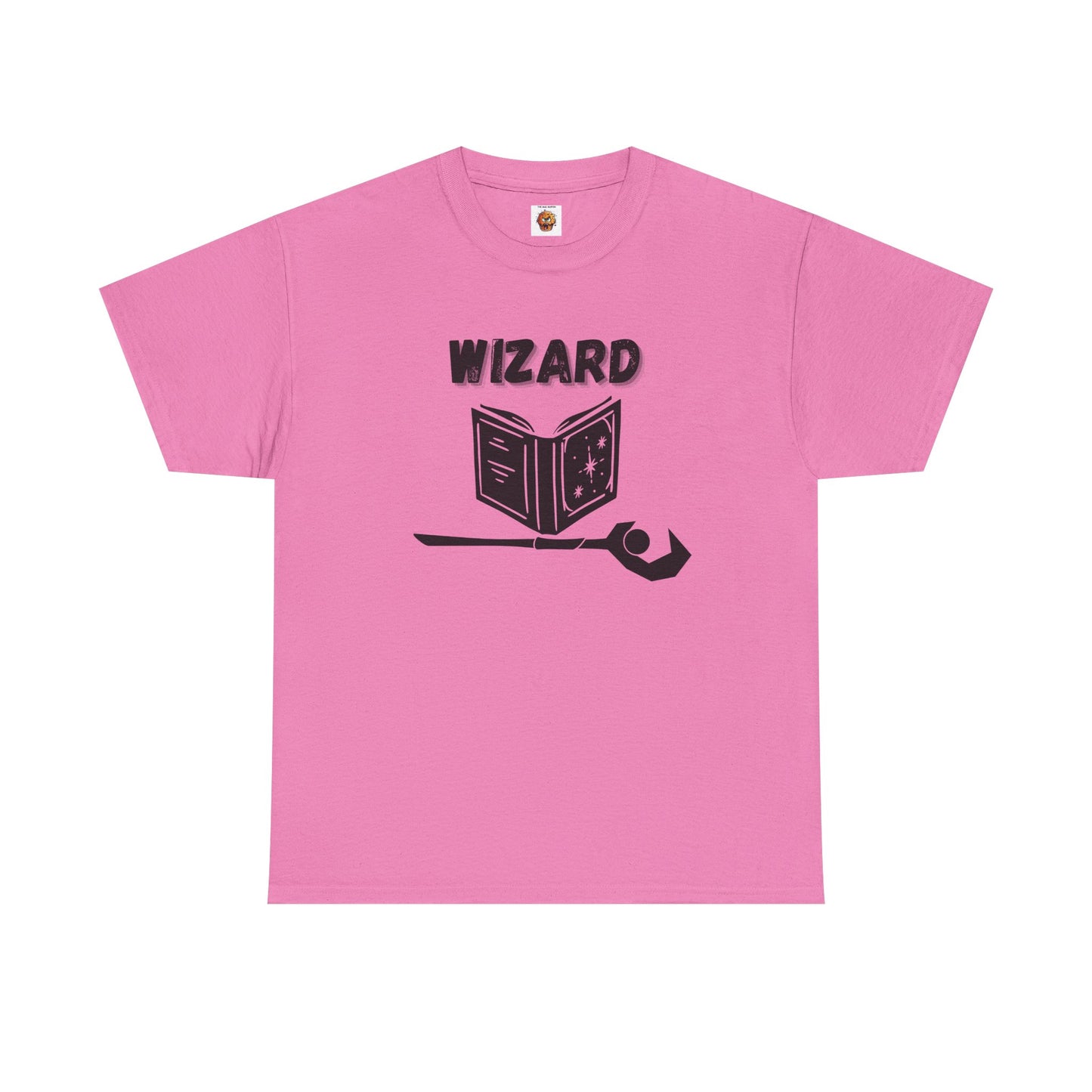 Wizard Icon Symbol Dungeons and Dragons DND Unisex Heavy Cotton Tee Shirt T-Shirt - RPG, TTRPG, Roleplaying, Geek, Nerd