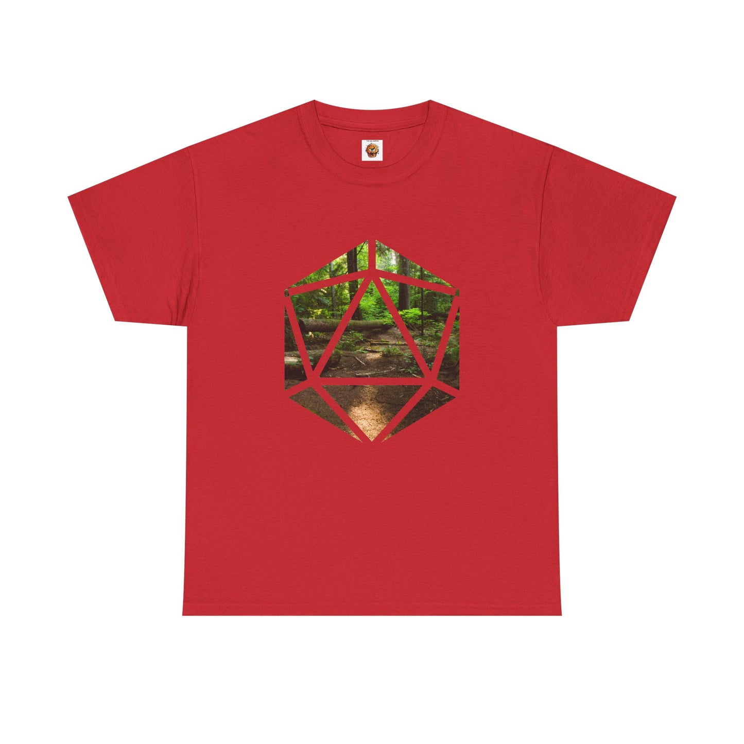 D20 Earth Element Nature-Inspired Graphic Tee | Adventure Shirt, Unisex Cotton Tee, Nature Lover Gift, Eco-Friendly Clothing, Casual Wear, DND, RPG, TTRPG, Geek, Nerd