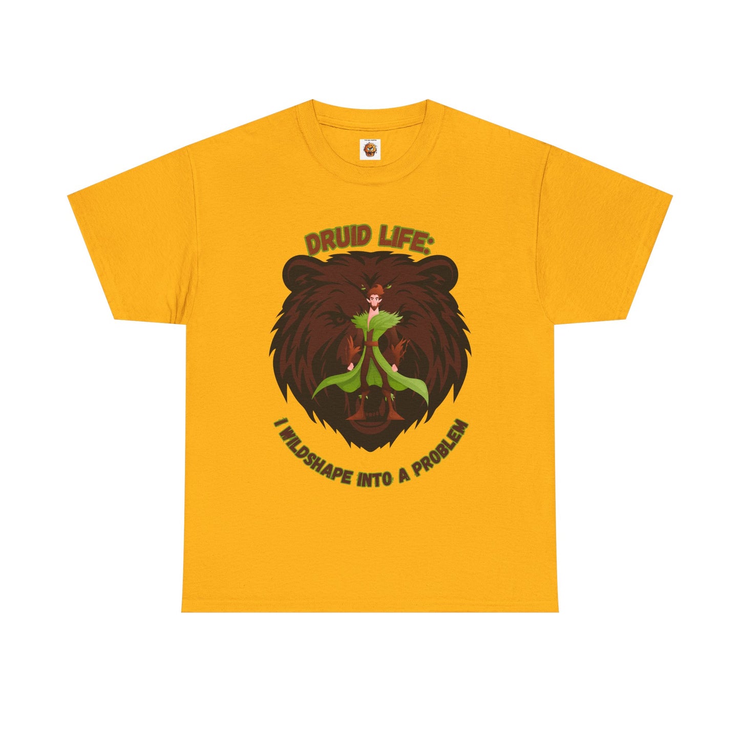 Druid Life Dungeons and Dragons DND Unisex Heavy Cotton Tee Shirt T-Shirt - RPG, TTRPG, Roleplaying, Geek, Nerd