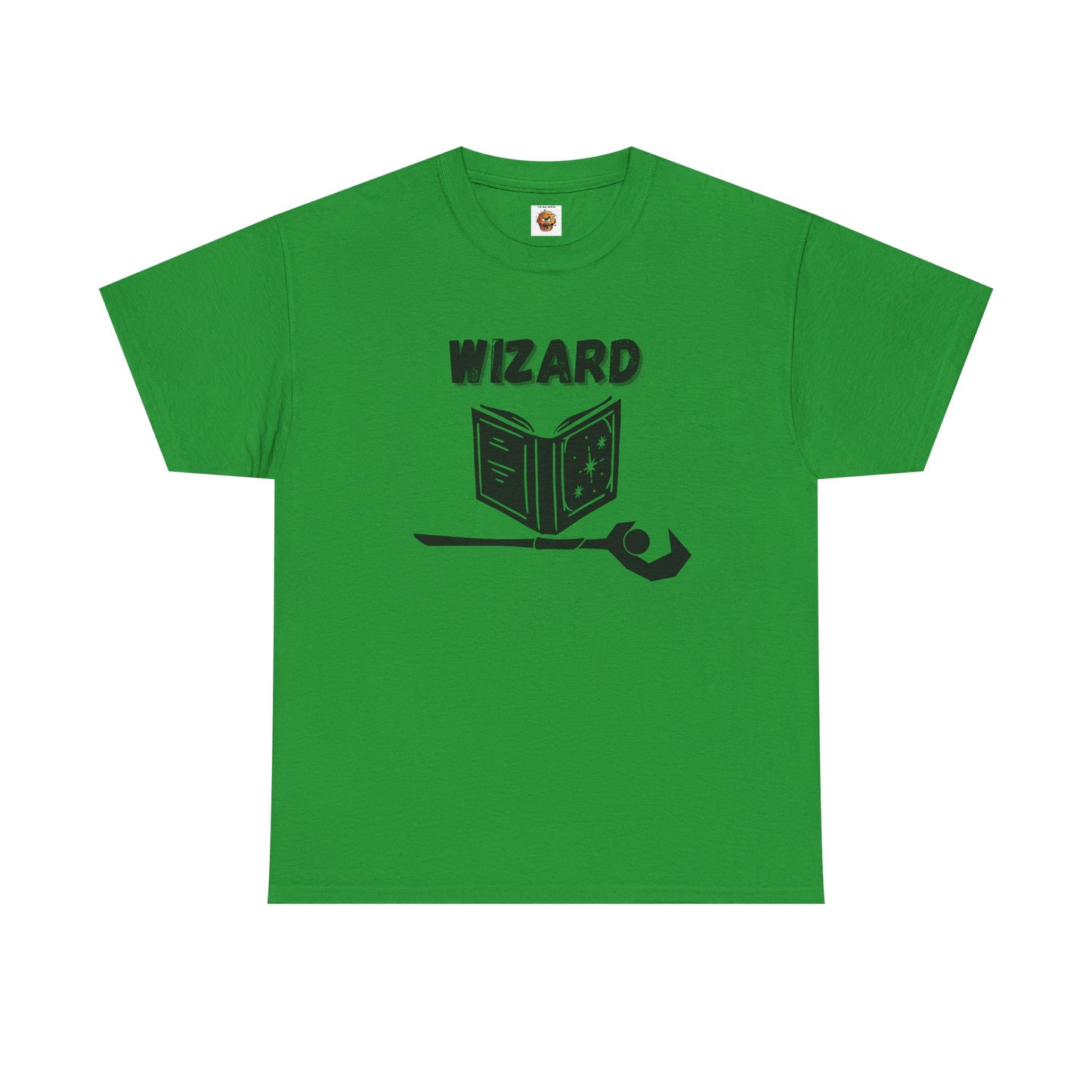 Wizard Icon Symbol Dungeons and Dragons DND Unisex Heavy Cotton Tee Shirt T-Shirt - RPG, TTRPG, Roleplaying, Geek, Nerd
