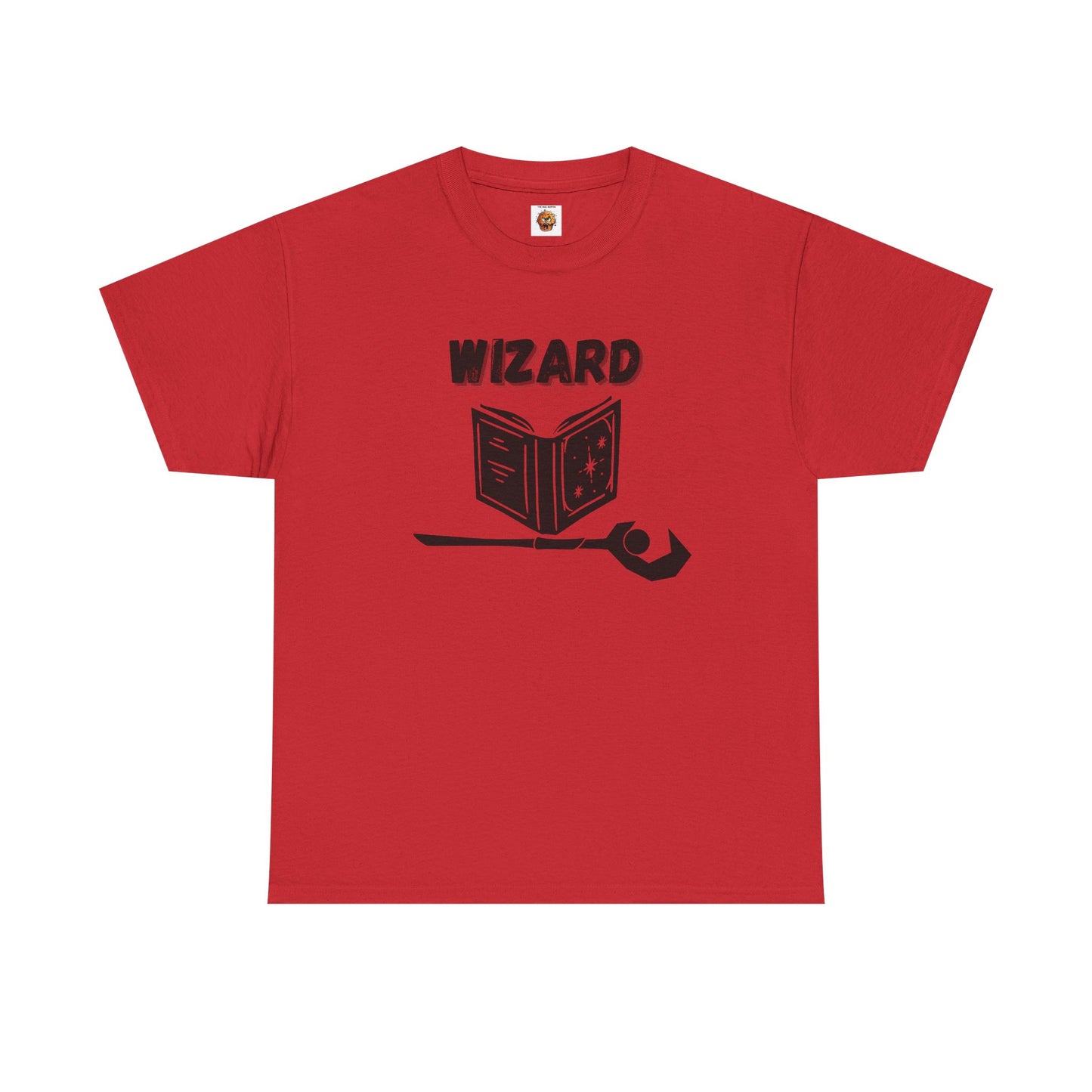 Wizard Icon Symbol Dungeons and Dragons DND Unisex Heavy Cotton Tee Shirt T-Shirt - RPG, TTRPG, Roleplaying, Geek, Nerd