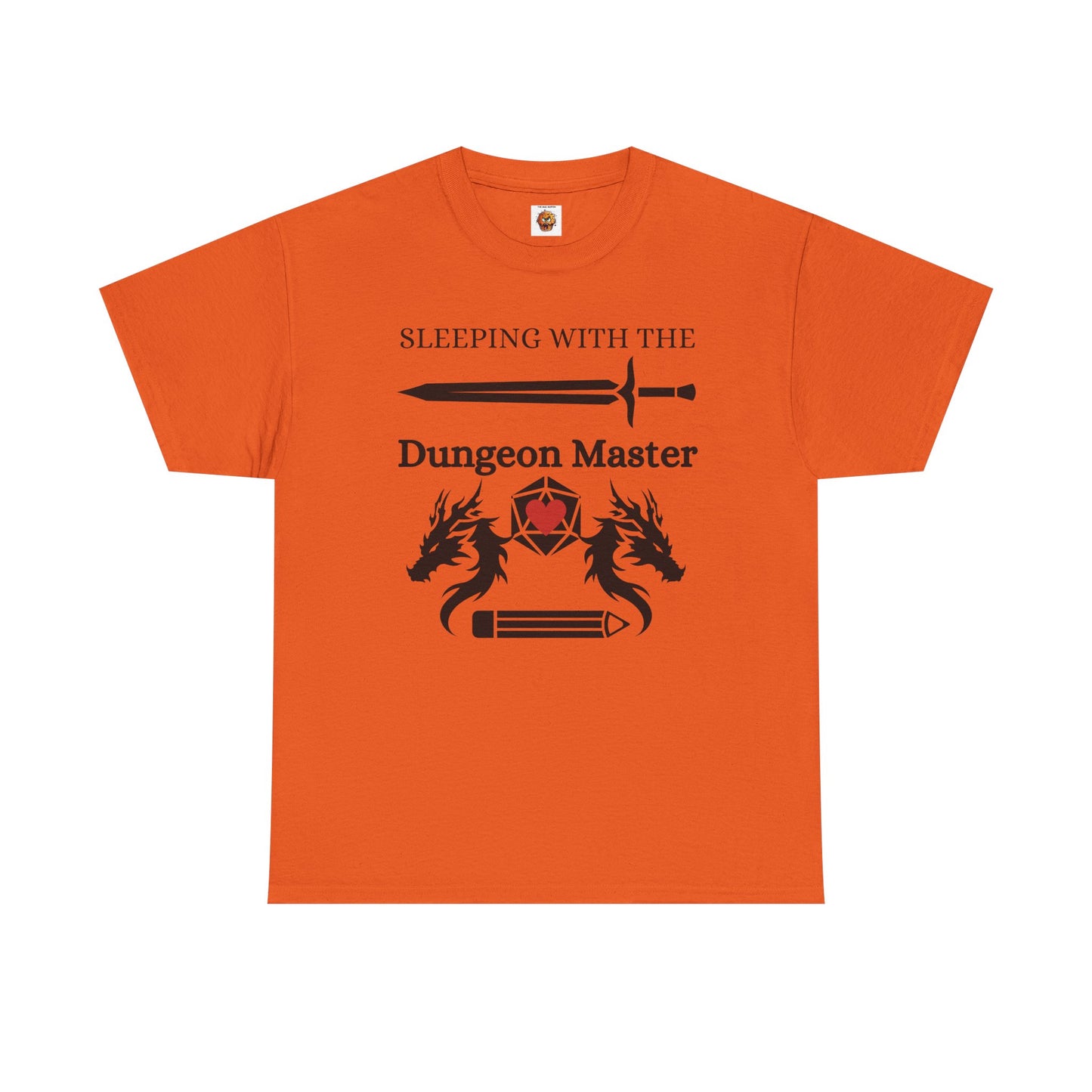 Sleeping with the Dungeon Master Dungeons and Dragons DND Unisex Heavy Cotton Tee Shirt T-Shirt - RPG, TTRPG, Roleplaying, Geek, Nerd
