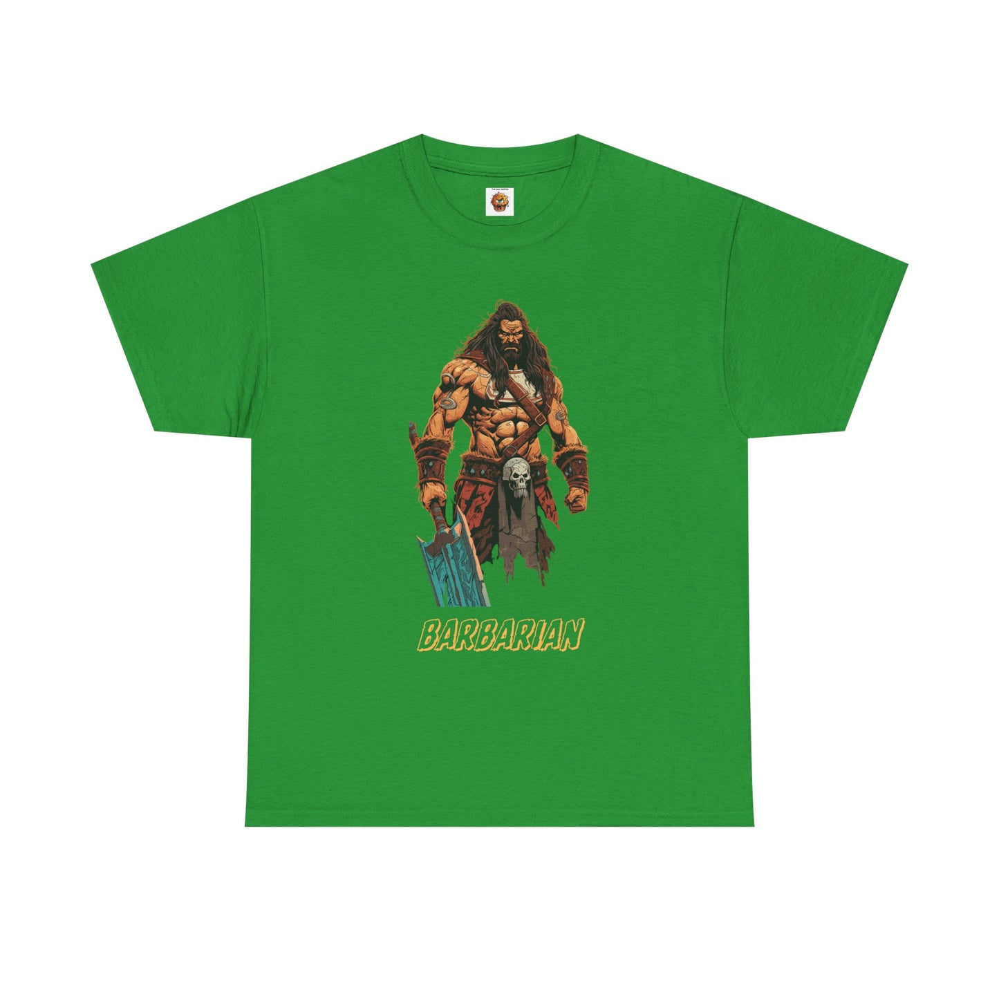 Barbarian Quote Dungeons and Dragons DND Unisex Heavy Cotton Tee Shirt T-Shirt - RPG, TTRPG, Roleplaying, Geek, Nerd