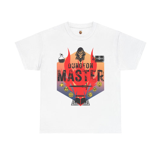 Dungeon Master Unisex 100% Heavy Cotton DND Tee Shirt - RPG, TTRPG, Roleplaying, Geek, Nerd