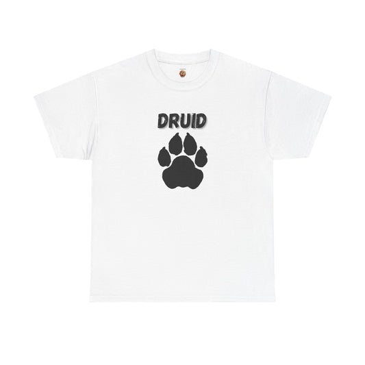 Druid Icon Symbol Dungeons and Dragons DND Unisex Heavy Cotton Tee Shirt T-Shirt - RPG, TTRPG, Roleplaying, Geek, Nerd