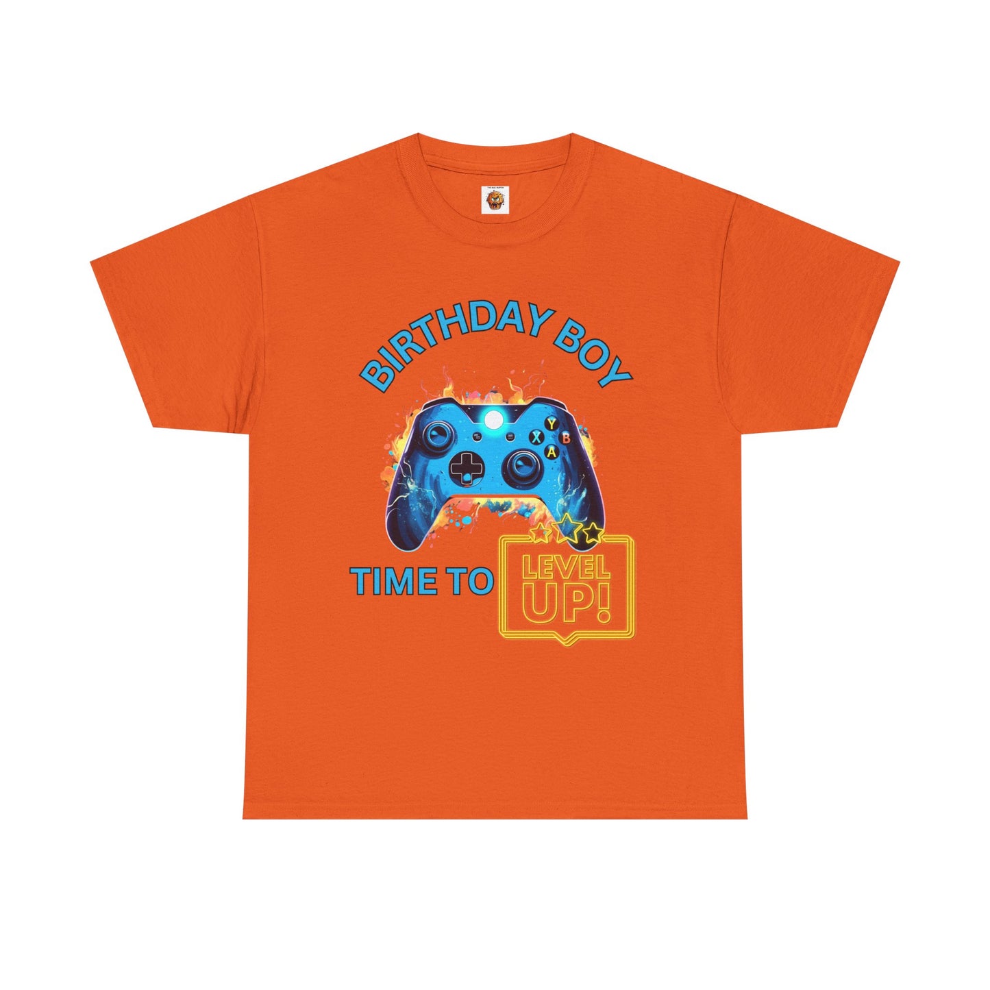Happy Birthday Boy Gaming T-Shirt - Time To Level Up Celebration Tee Shirt, Gamer, Video Games, Great For Boys, Men, Gentlemen, Geek, Nerd