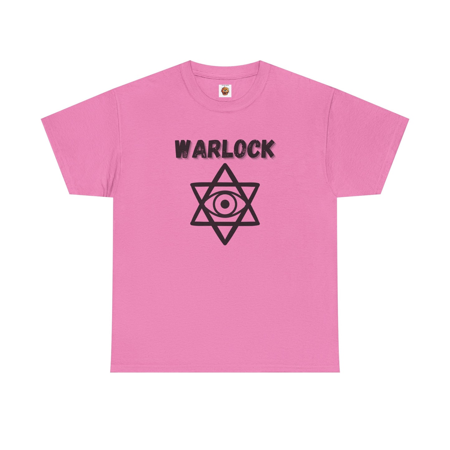Warlock Icon Symbol Dungeons and Dragons DND Unisex Heavy Cotton Tee Shirt T-Shirt - RPG, TTRPG, Roleplaying, Geek, Nerd