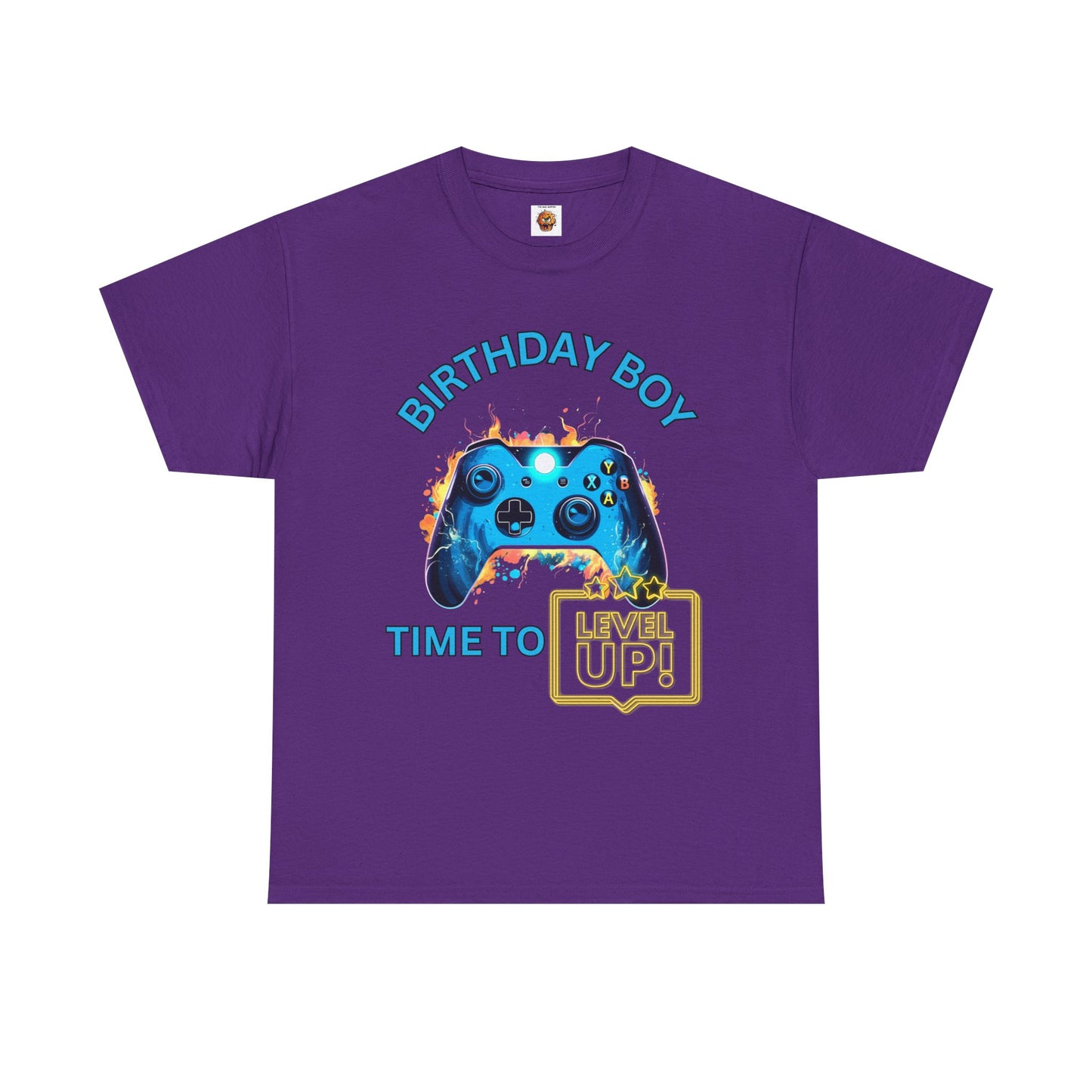 Happy Birthday Boy Gaming T-Shirt - Time To Level Up Celebration Tee Shirt, Gamer, Video Games, Great For Boys, Men, Gentlemen, Geek, Nerd