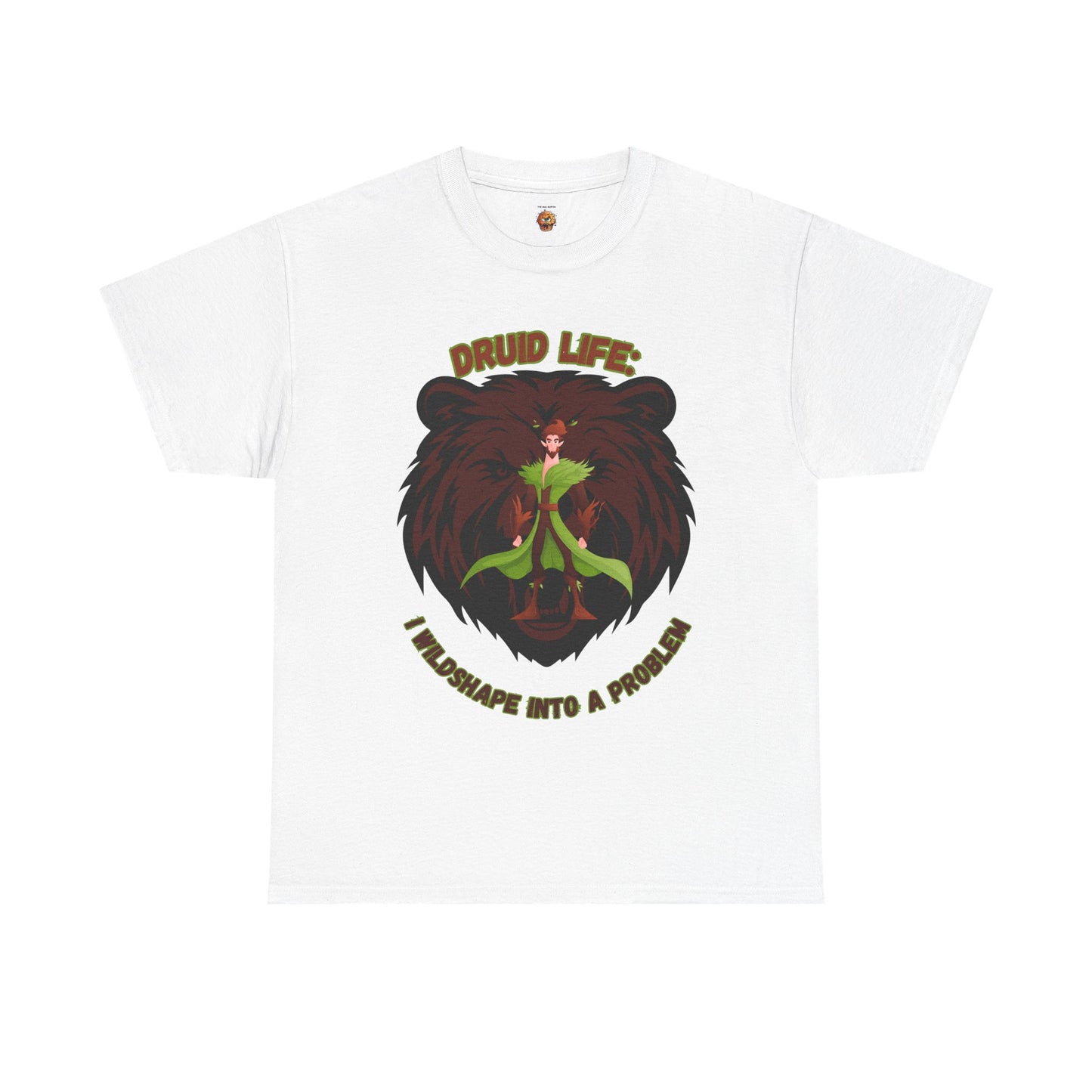 Druid Life Dungeons and Dragons DND Unisex Heavy Cotton Tee Shirt T-Shirt - RPG, TTRPG, Roleplaying, Geek, Nerd