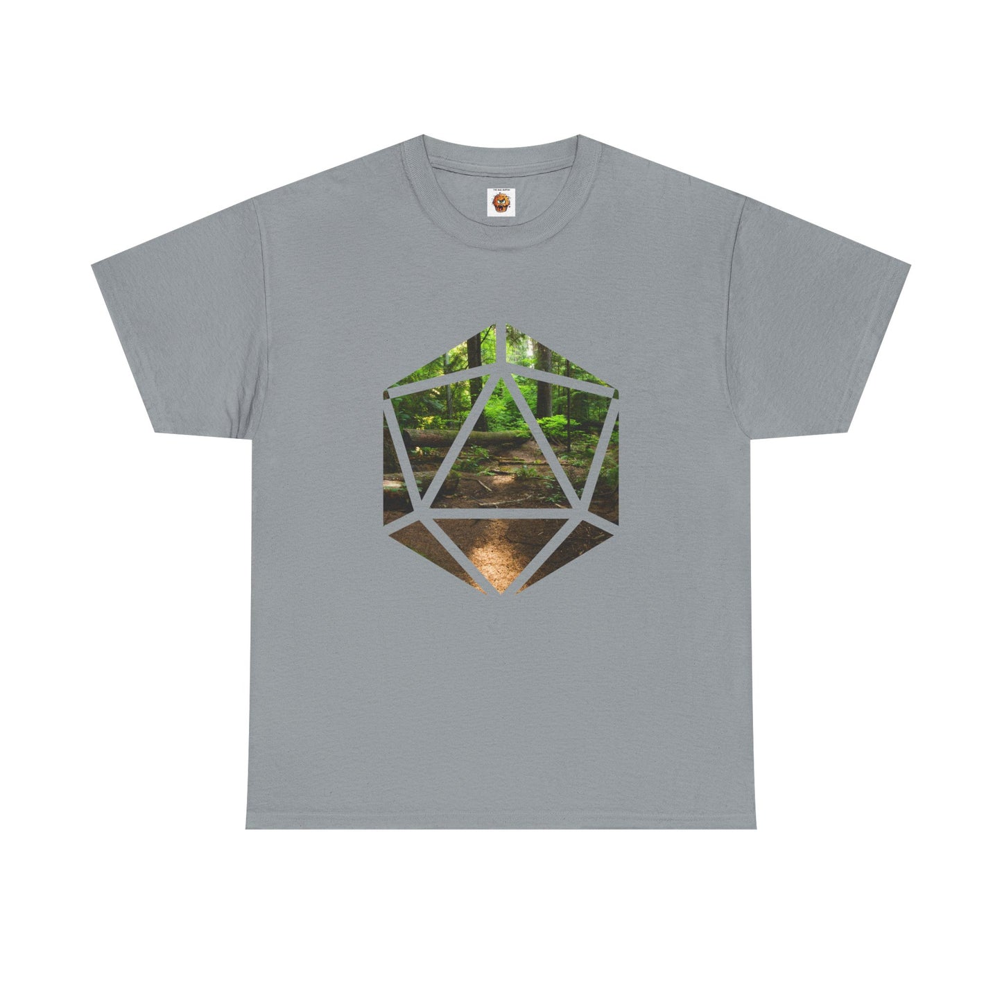 D20 Earth Element Nature-Inspired Graphic Tee | Adventure Shirt, Unisex Cotton Tee, Nature Lover Gift, Eco-Friendly Clothing, Casual Wear, DND, RPG, TTRPG, Geek, Nerd