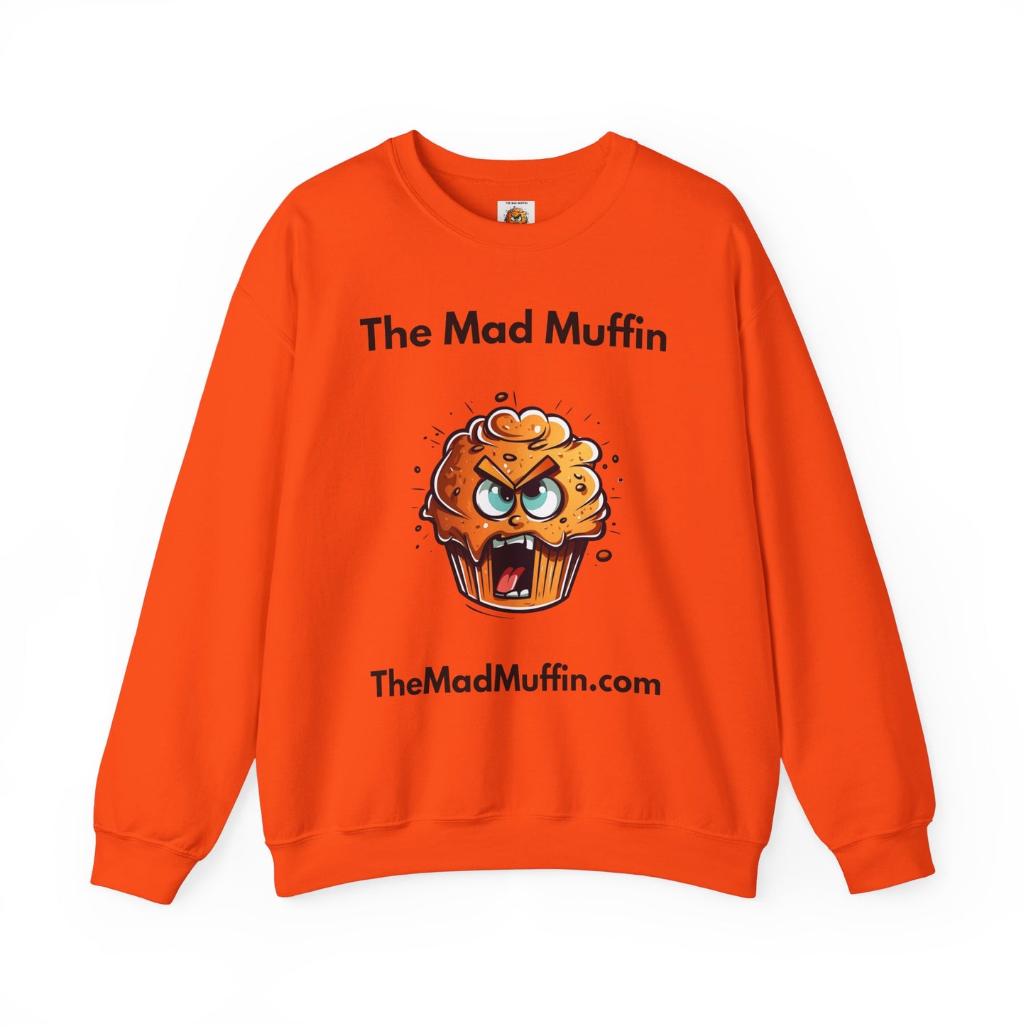 Funny Mad Muffin Unisex Sweatshirt | Unique Gift for Food Lovers