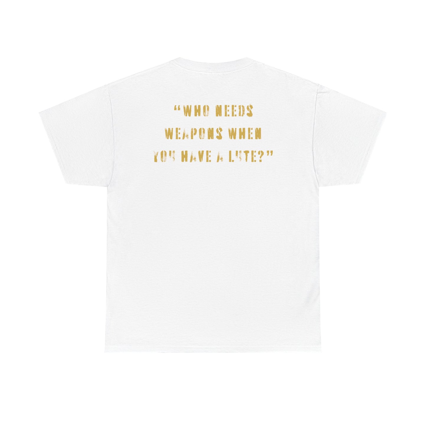 Bard Quote Dungeons and Dragons DND Unisex Heavy Cotton Tee Shirt T-Shirt - RPG, TTRPG, Roleplaying, Geek, Nerd