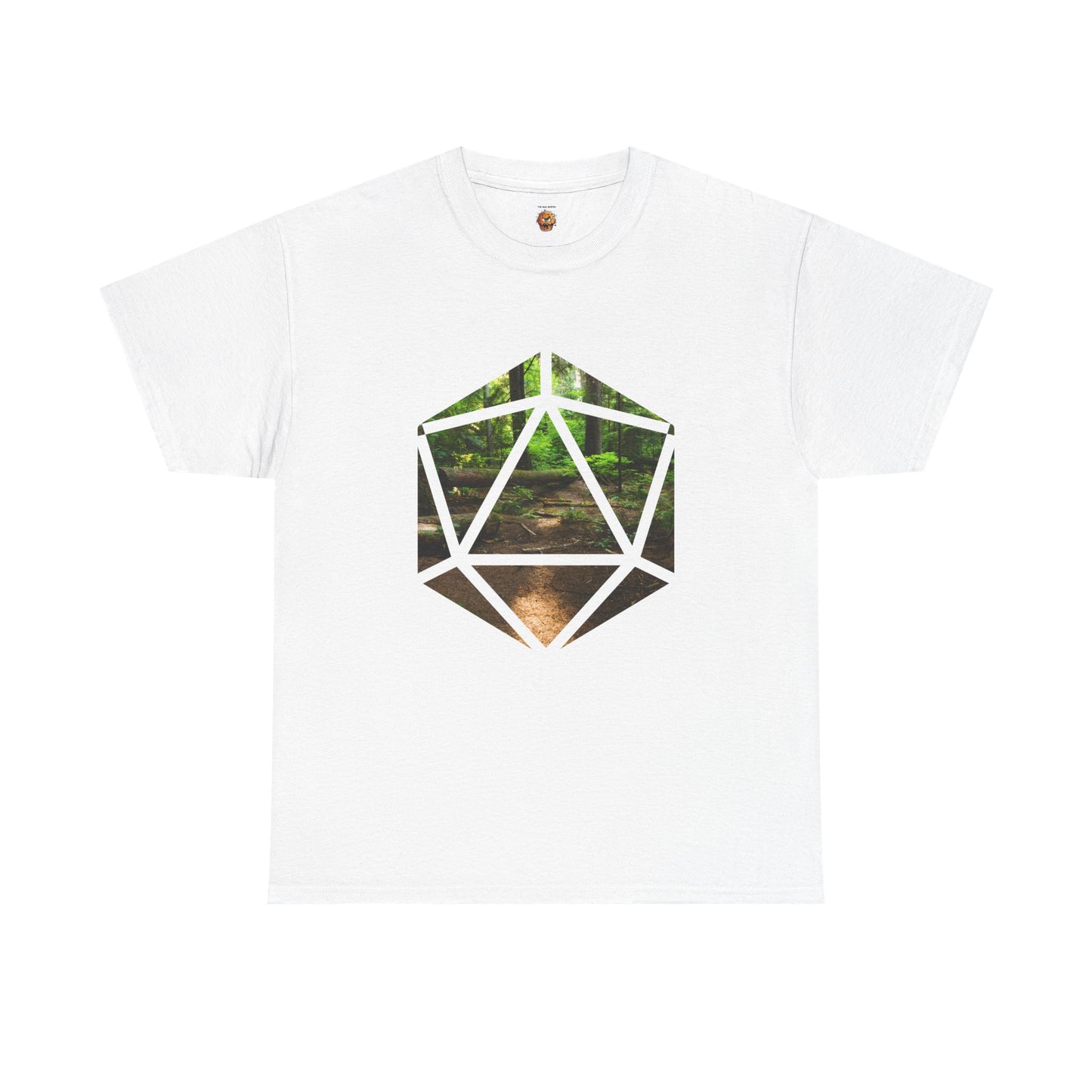 D20 Earth Element Nature-Inspired Graphic Tee | Adventure Shirt, Unisex Cotton Tee, Nature Lover Gift, Eco-Friendly Clothing, Casual Wear, DND, RPG, TTRPG, Geek, Nerd
