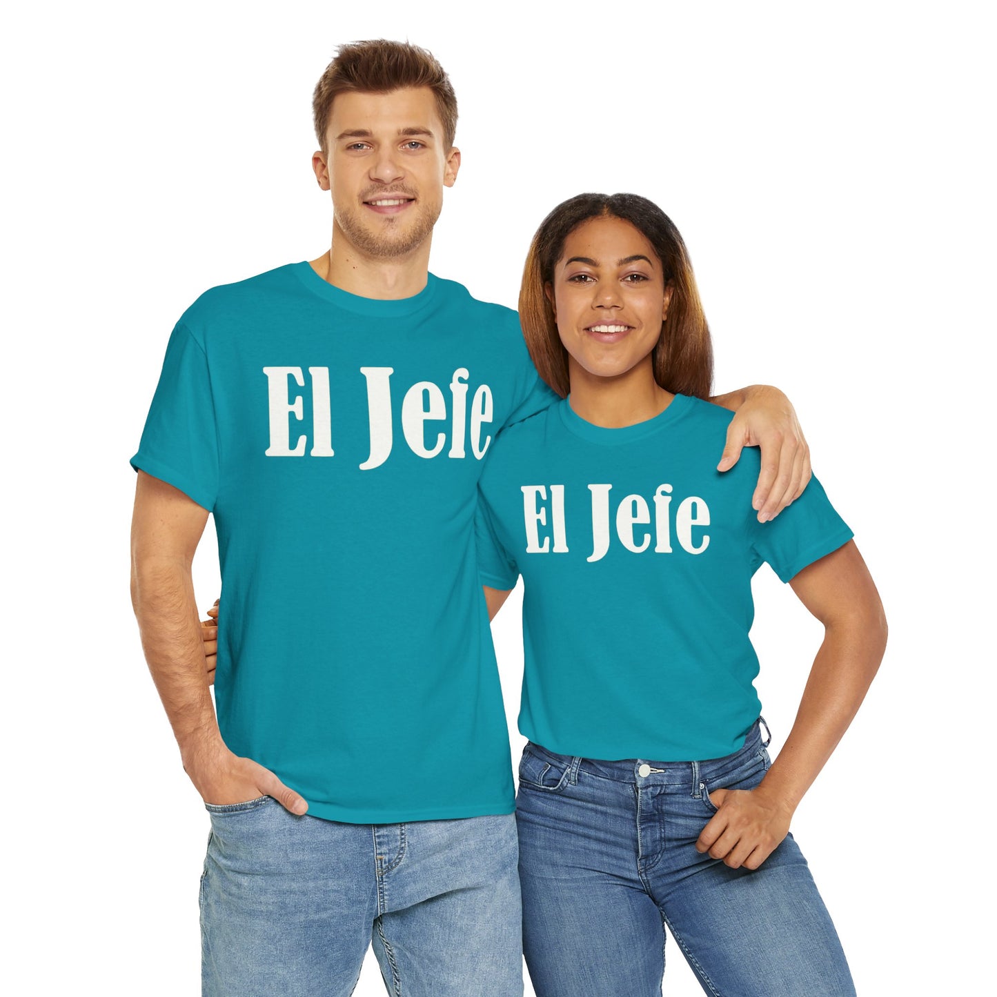 'Señor Popovich' 'El Jefe' Two Double Sided Print Unisex Heavy Cotton Tee - Casual Basketball Culture Shirt, Sports, Coach, T-Shirt