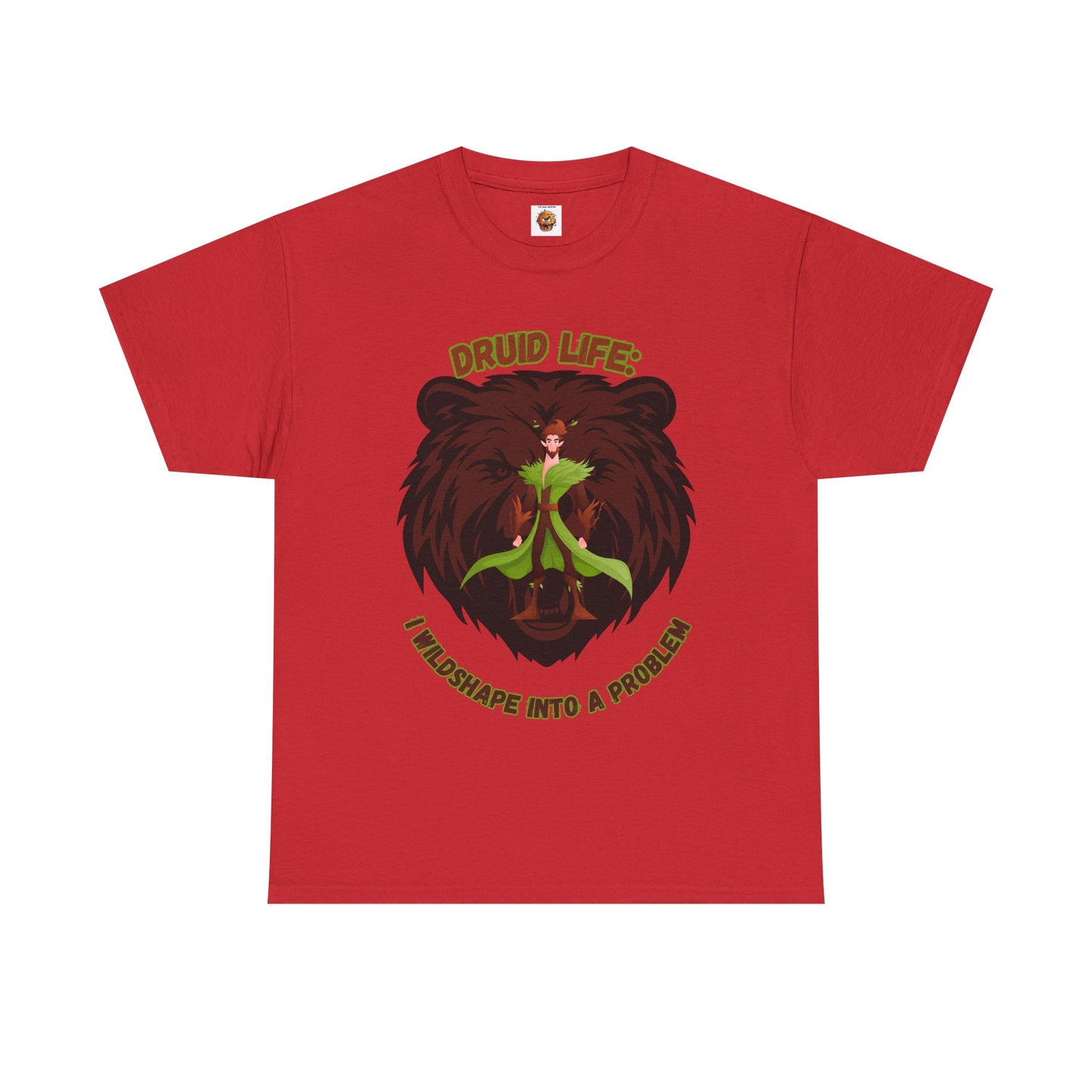 Druid Life Dungeons and Dragons DND Unisex Heavy Cotton Tee Shirt T-Shirt - RPG, TTRPG, Roleplaying, Geek, Nerd