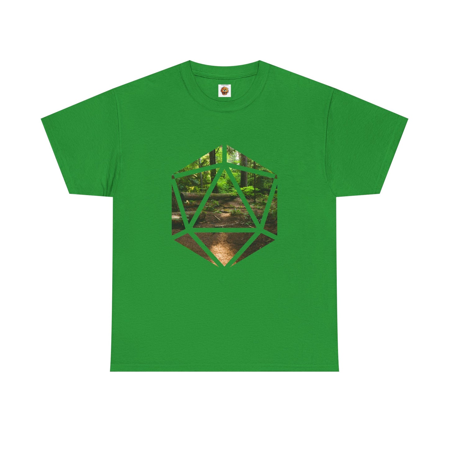 D20 Earth Element Nature-Inspired Graphic Tee | Adventure Shirt, Unisex Cotton Tee, Nature Lover Gift, Eco-Friendly Clothing, Casual Wear, DND, RPG, TTRPG, Geek, Nerd