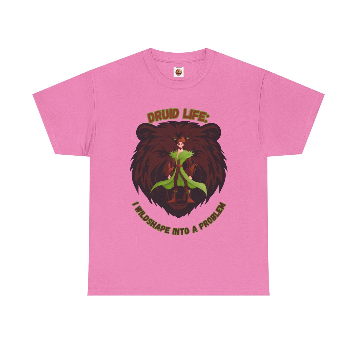 Druid Life Dungeons and Dragons DND Unisex Heavy Cotton Tee Shirt T-Shirt - RPG, TTRPG, Roleplaying, Geek, Nerd