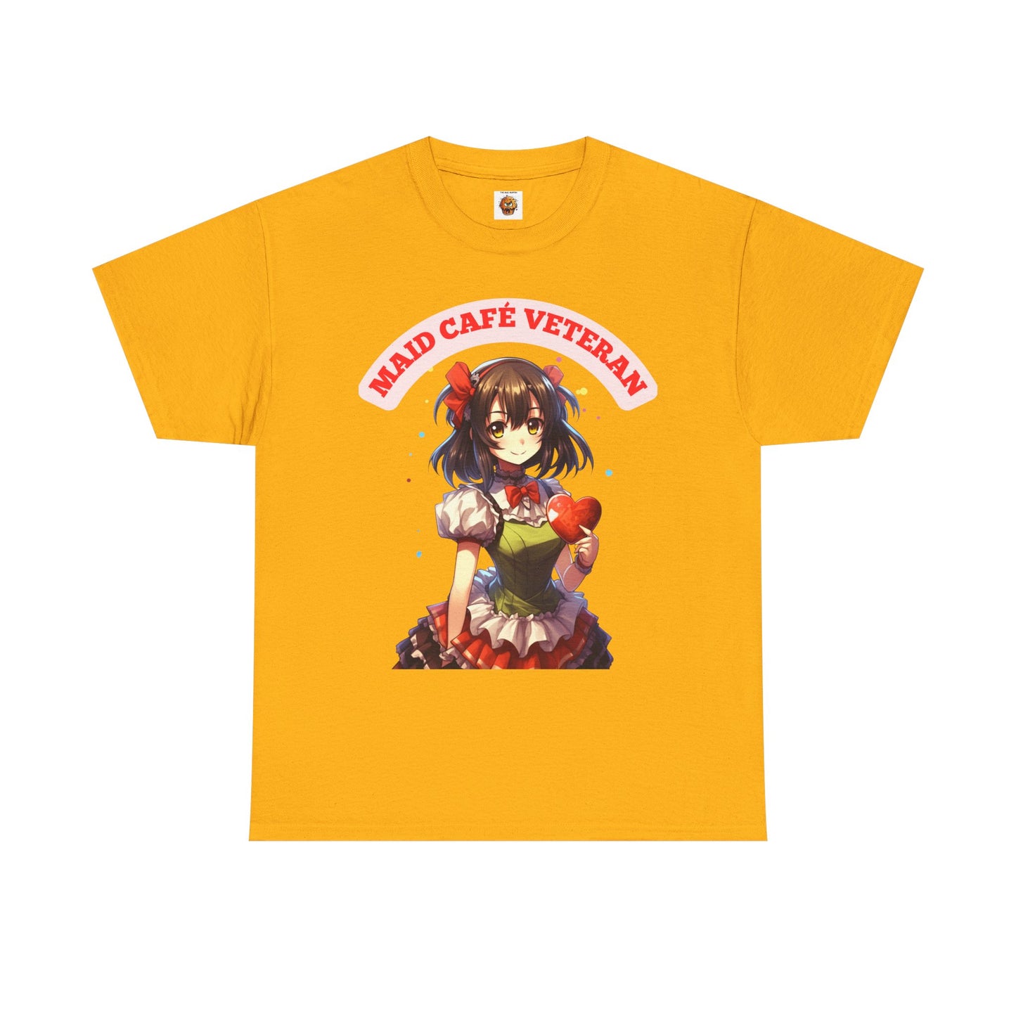 Cute Kawaii Anime Maid Café Veteran Unisex Heavy Cotton Tee Shirt - Graphic T-Shirt, Weeb, Otaku, Geek, Nerd