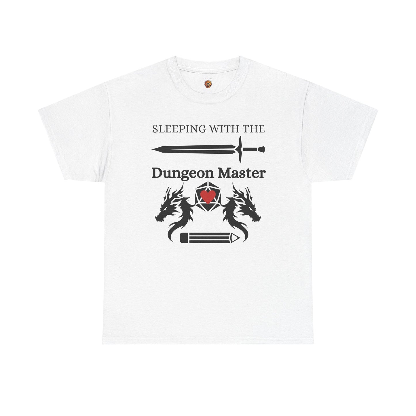 Sleeping with the Dungeon Master Dungeons and Dragons DND Unisex Heavy Cotton Tee Shirt T-Shirt - RPG, TTRPG, Roleplaying, Geek, Nerd