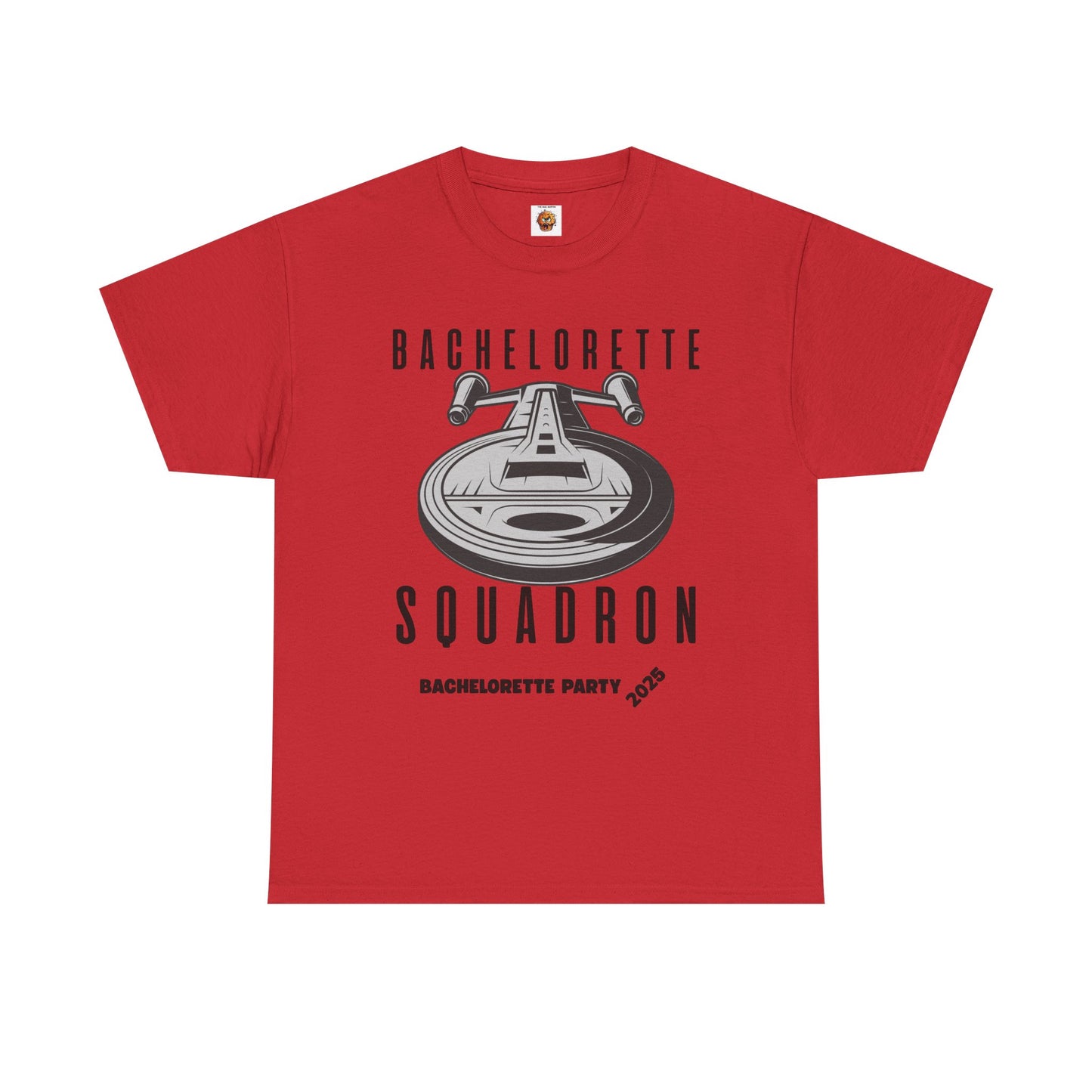 Bachelorette Squadron Heavy Cotton Tee - Perfect for Bachelorette Parties 2025, Wedding, Engagement, Star Trek, Sci-Fi, Geek, Nerd