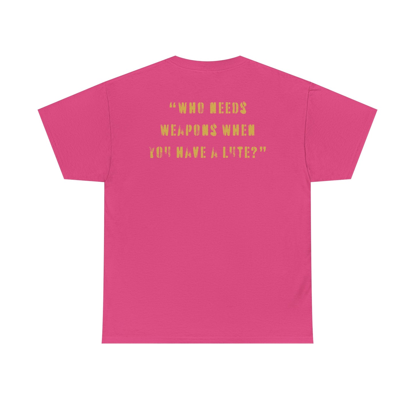 Bard Quote Dungeons and Dragons DND Unisex Heavy Cotton Tee Shirt T-Shirt - RPG, TTRPG, Roleplaying, Geek, Nerd