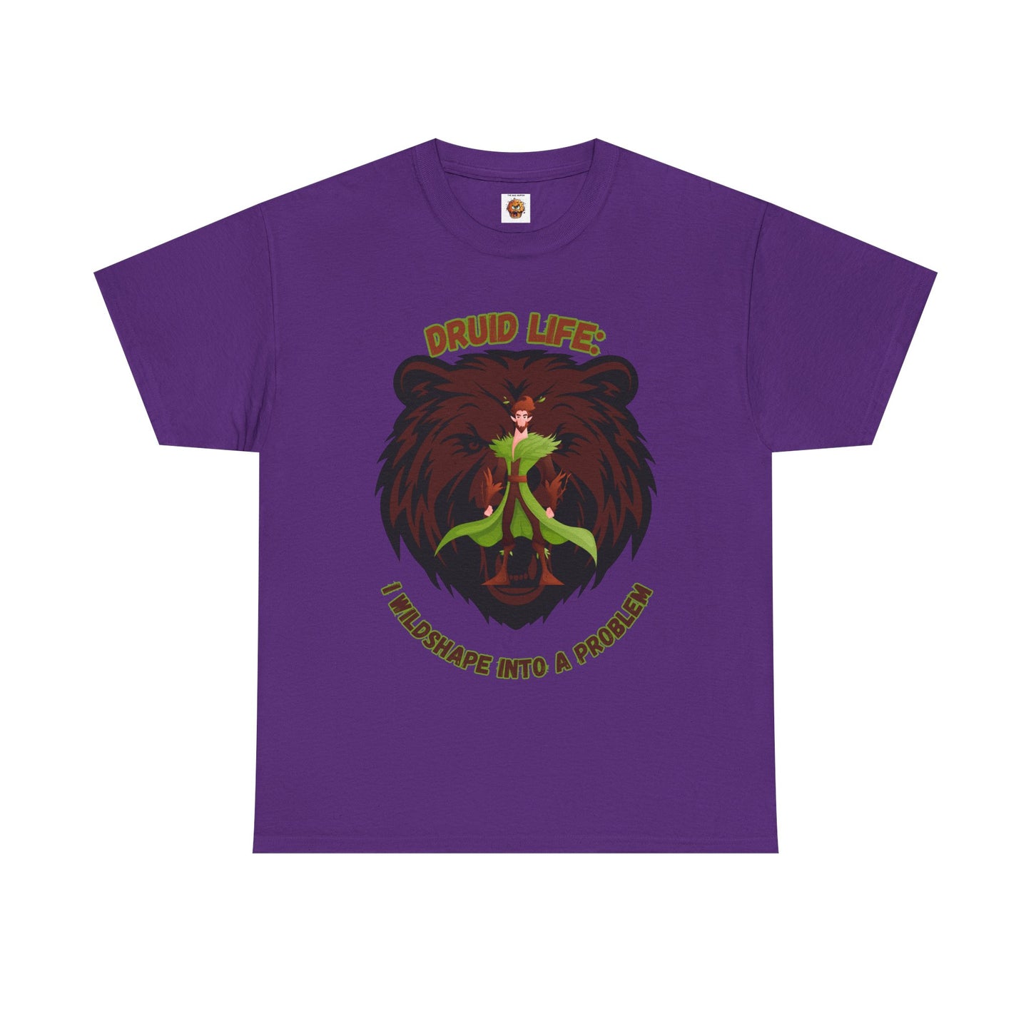 Druid Life Dungeons and Dragons DND Unisex Heavy Cotton Tee Shirt T-Shirt - RPG, TTRPG, Roleplaying, Geek, Nerd
