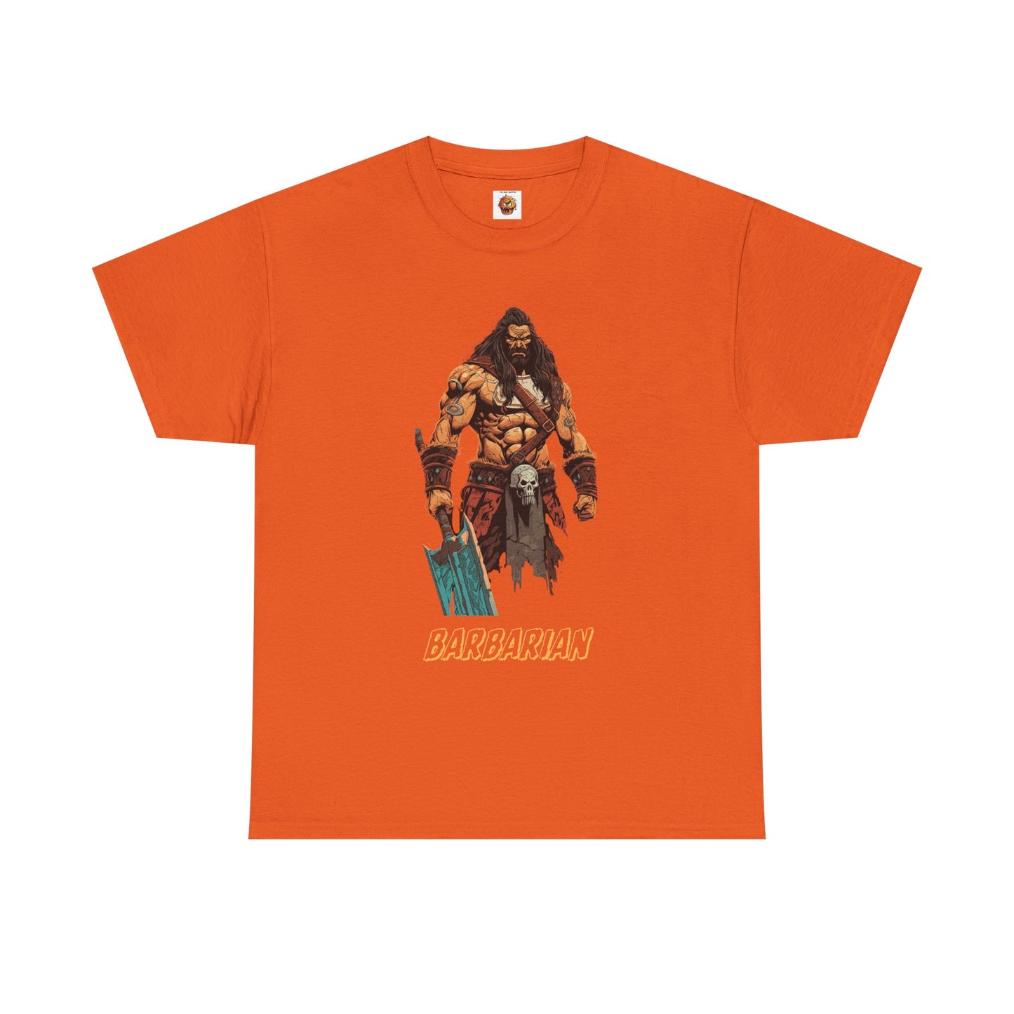 Barbarian Quote Dungeons and Dragons DND Unisex Heavy Cotton Tee Shirt T-Shirt - RPG, TTRPG, Roleplaying, Geek, Nerd