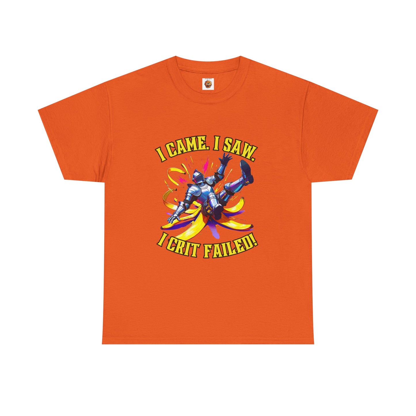 Funny Gamer Unisex Tee - 'I Came, I Saw, I Crit Failed' - Perfect for Gaming Gifts, Birthday, or Casual Wear, DND, RPG, TTRPG, Geek, Nerd