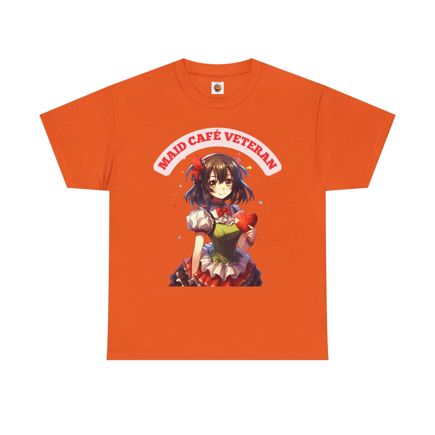 Cute Kawaii Anime Maid Café Veteran Unisex Heavy Cotton Tee Shirt - Graphic T-Shirt, Weeb, Otaku, Geek, Nerd