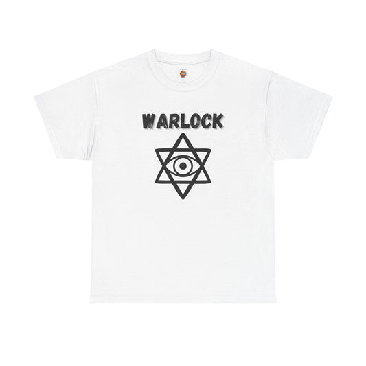 Warlock Icon Symbol Dungeons and Dragons DND Unisex Heavy Cotton Tee Shirt T-Shirt - RPG, TTRPG, Roleplaying, Geek, Nerd