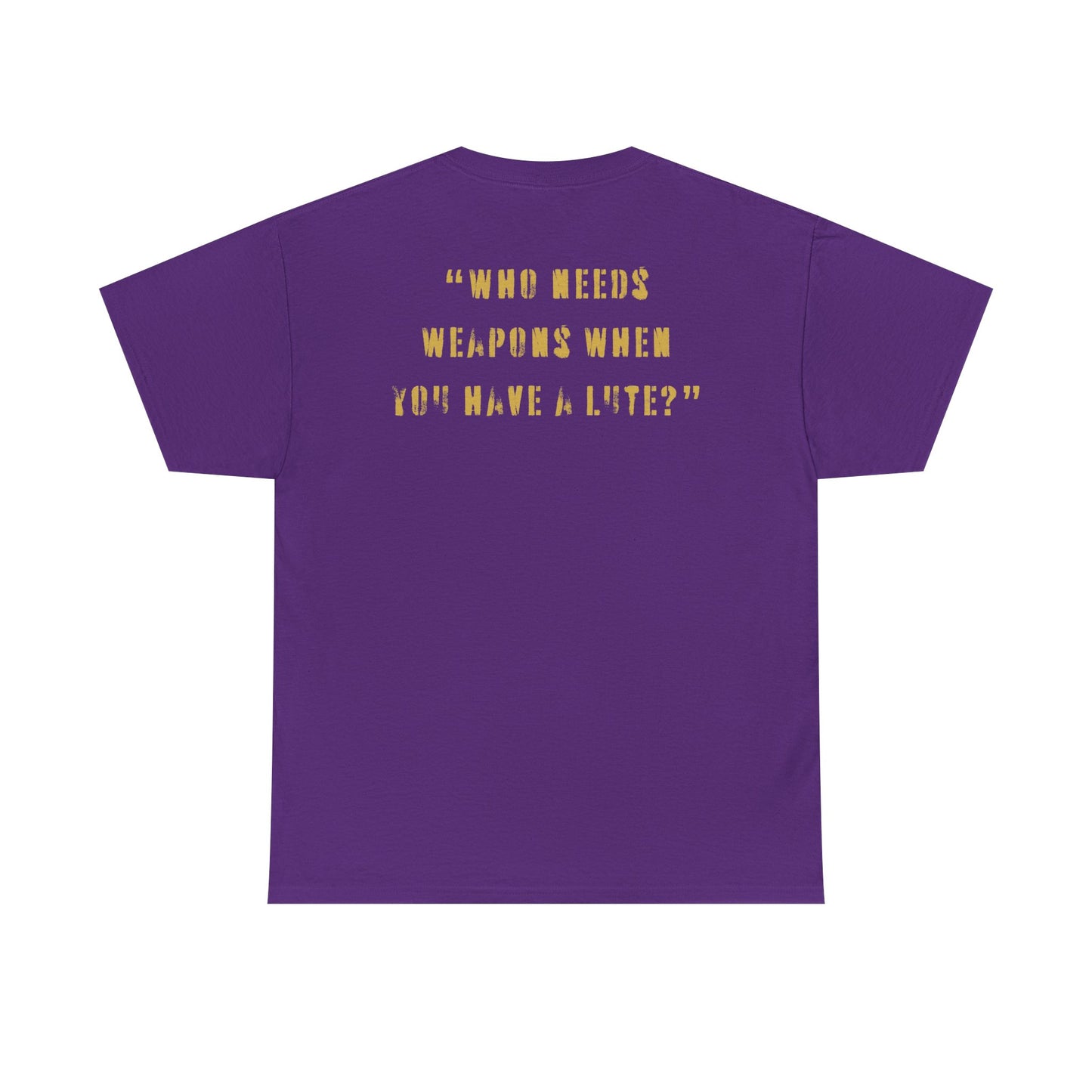 Bard Quote Dungeons and Dragons DND Unisex Heavy Cotton Tee Shirt T-Shirt - RPG, TTRPG, Roleplaying, Geek, Nerd