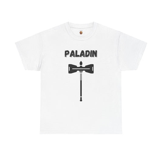 Paladin Icon Symbol Dungeons and Dragons DND Unisex Heavy Cotton Tee Shirt T-Shirt - RPG, TTRPG, Roleplaying, Geek, Nerd