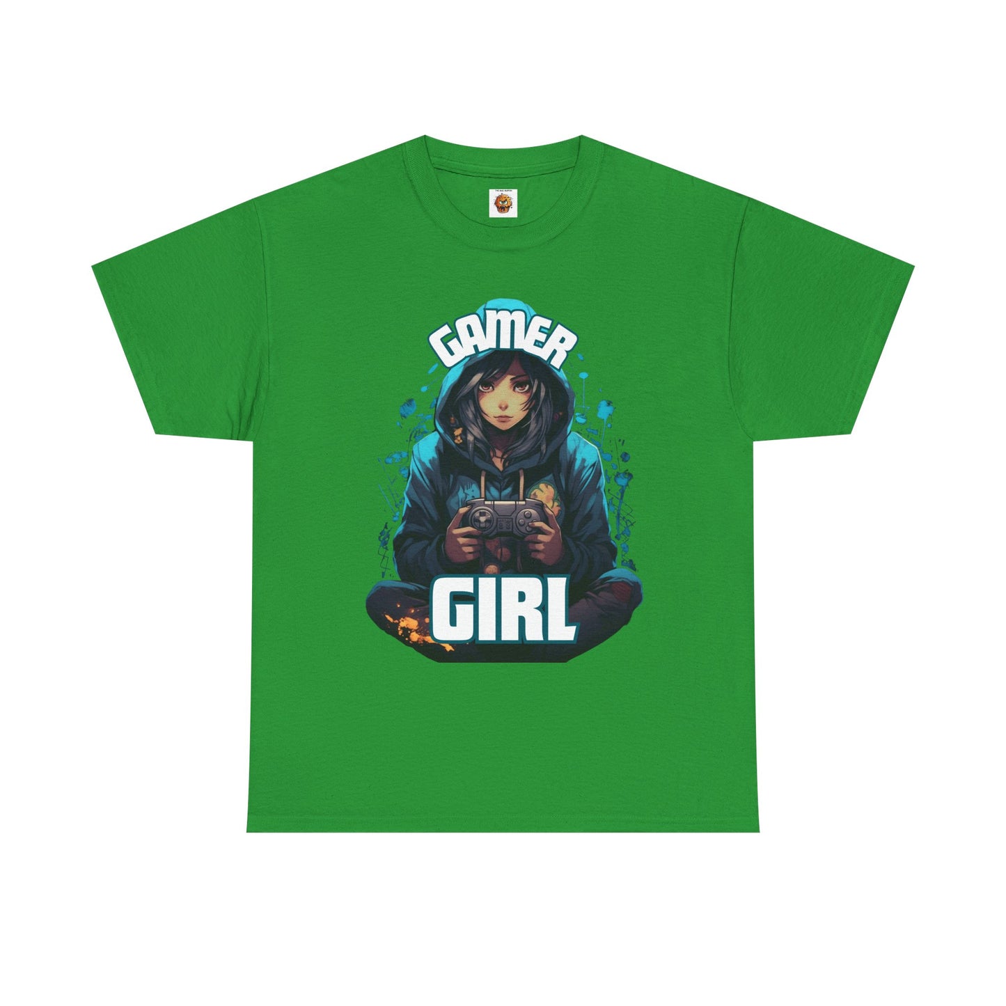 Gamer Girl Hoodie, Ear Phones, Controller Unisex Heavy Cotton Tee - Comfortable Casual Tee for Gaming Enthusiasts, Video Game, Geek, Nerd