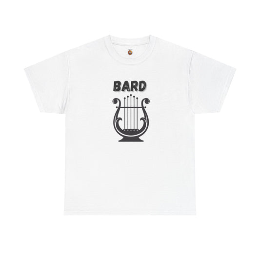 Bard Icon Symbol Dungeons and Dragons DND Unisex Heavy Cotton Tee Shirt T-Shirt - RPG, TTRPG, Roleplaying, Geek, Nerd