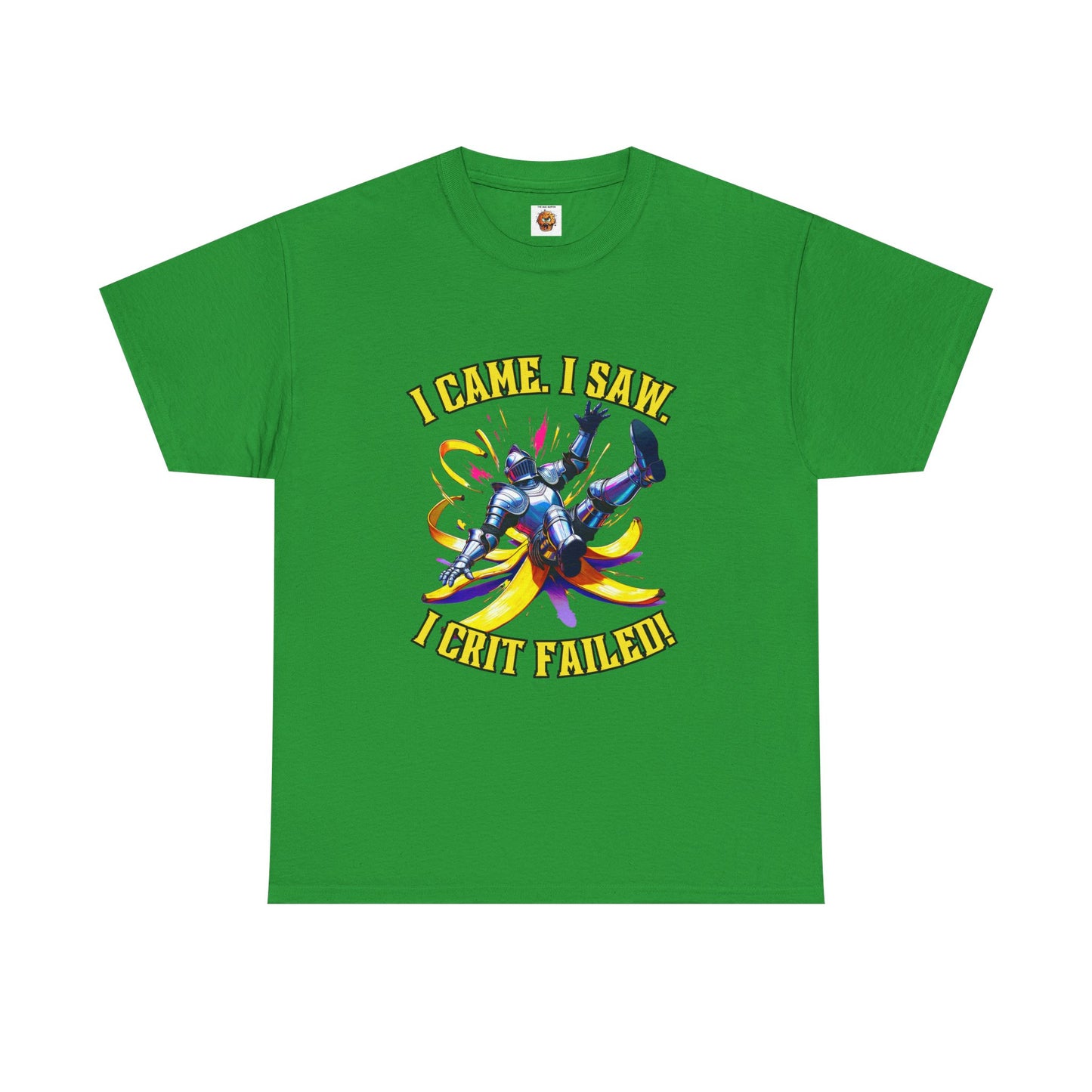 Funny Gamer Unisex Tee - 'I Came, I Saw, I Crit Failed' - Perfect for Gaming Gifts, Birthday, or Casual Wear, DND, RPG, TTRPG, Geek, Nerd